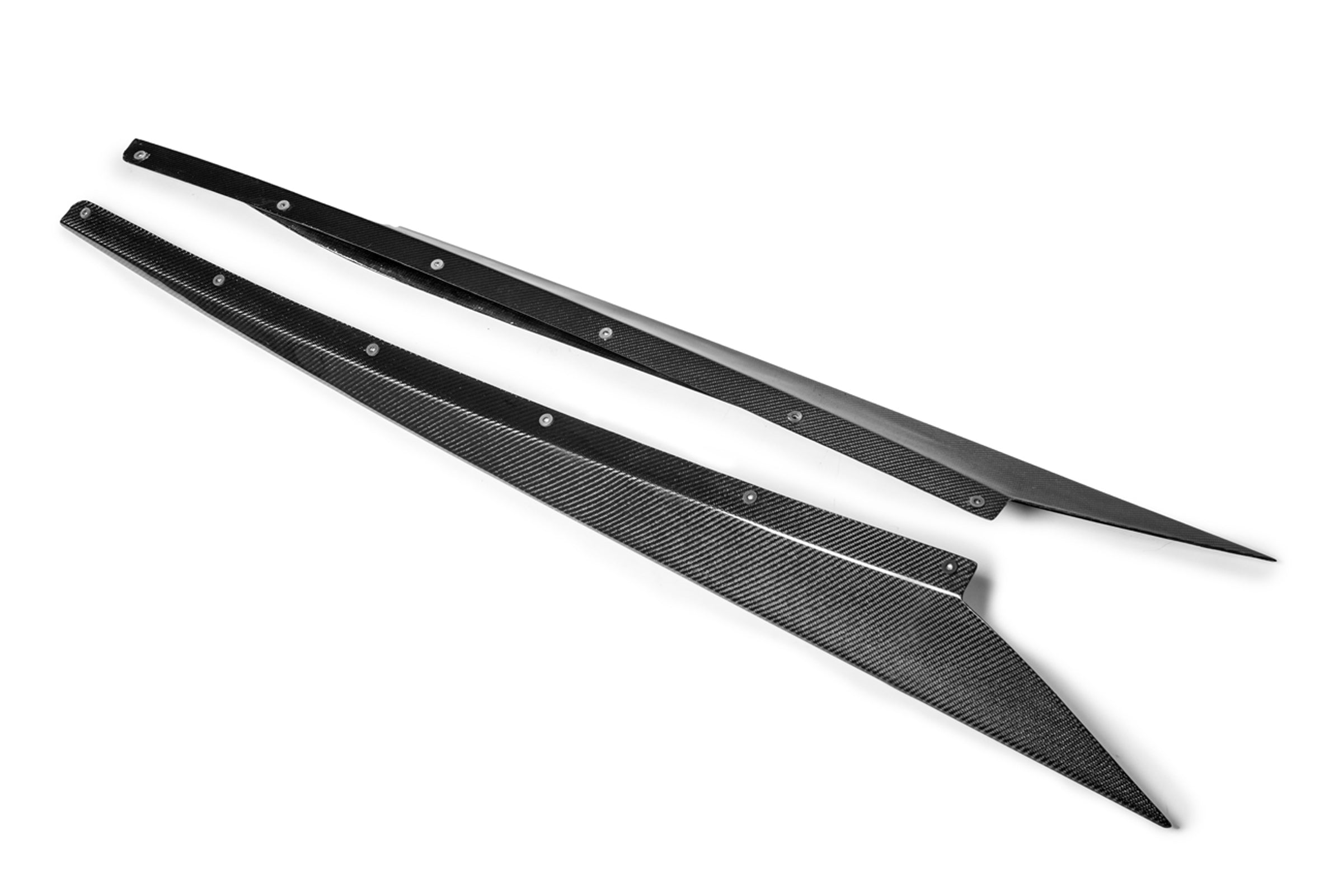 2020+ C8 Chevrolet Corvette Stingray & Z51 - "Z51 Style" Carbon Fiber Side Skirts Rocker Panel Ground Effects