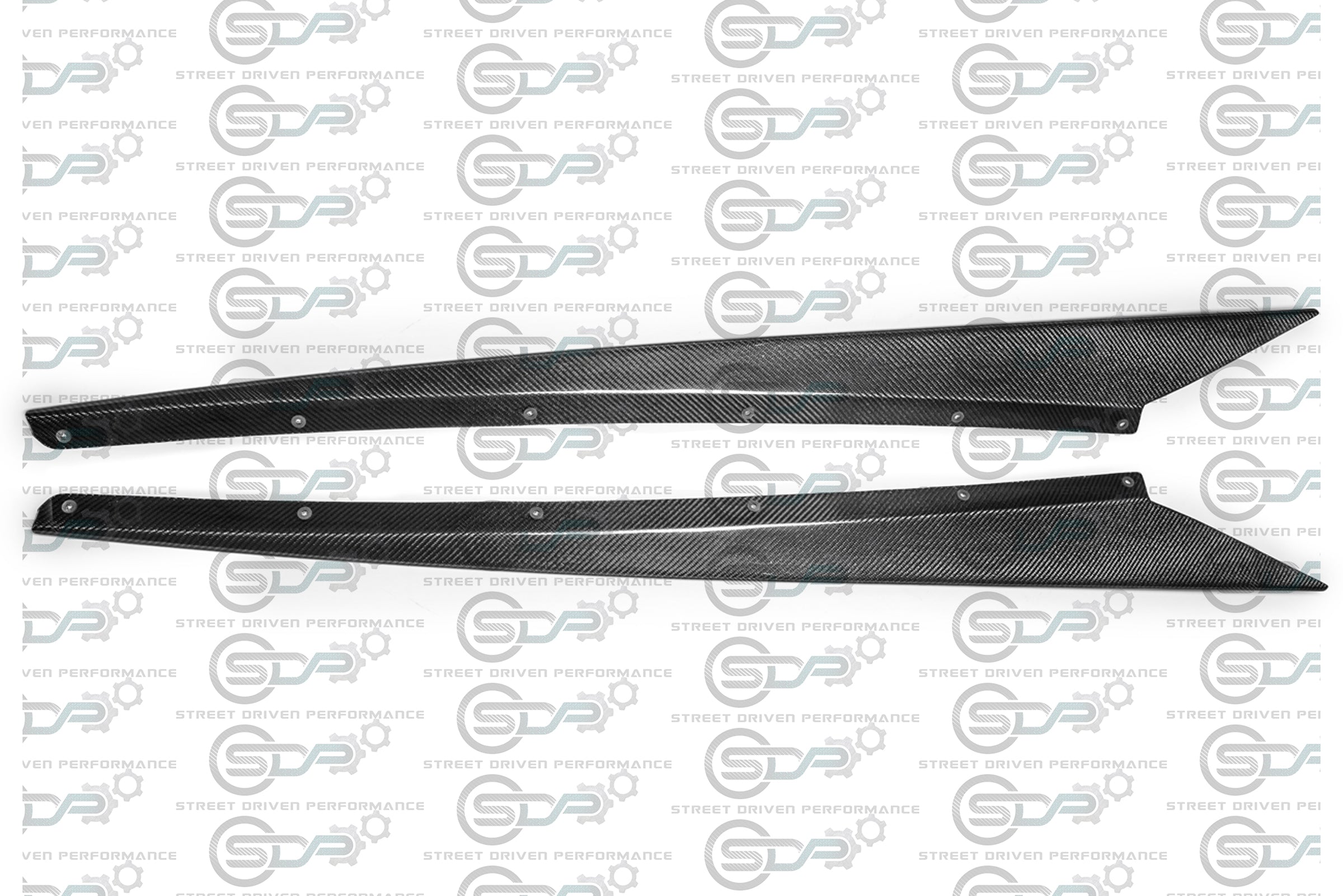 2020+ C8 Chevrolet Corvette Stingray & Z51 - "Z51 Style" Carbon Fiber Side Skirts Rocker Panel Ground Effects