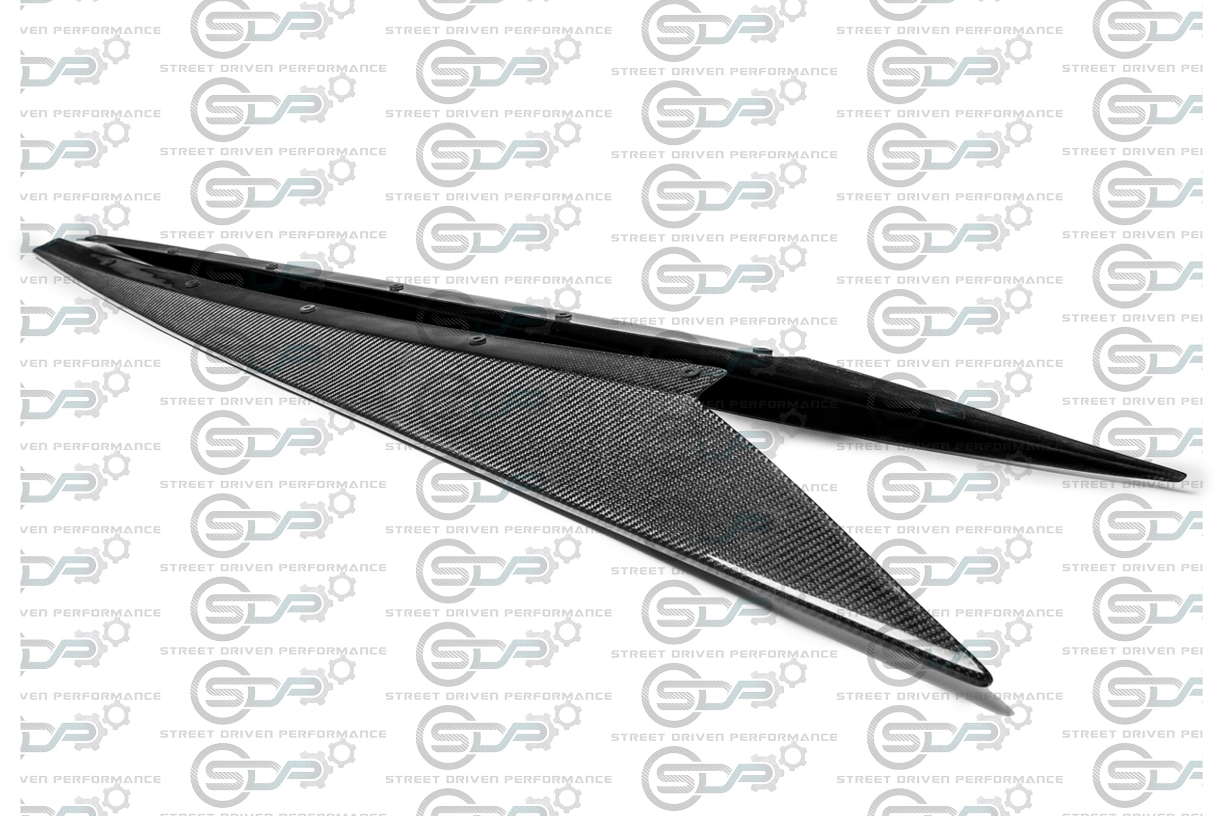 2020+ C8 Chevrolet Corvette Stingray & Z51 - "Z51 Style" Carbon Fiber Side Skirts Rocker Panel Ground Effects