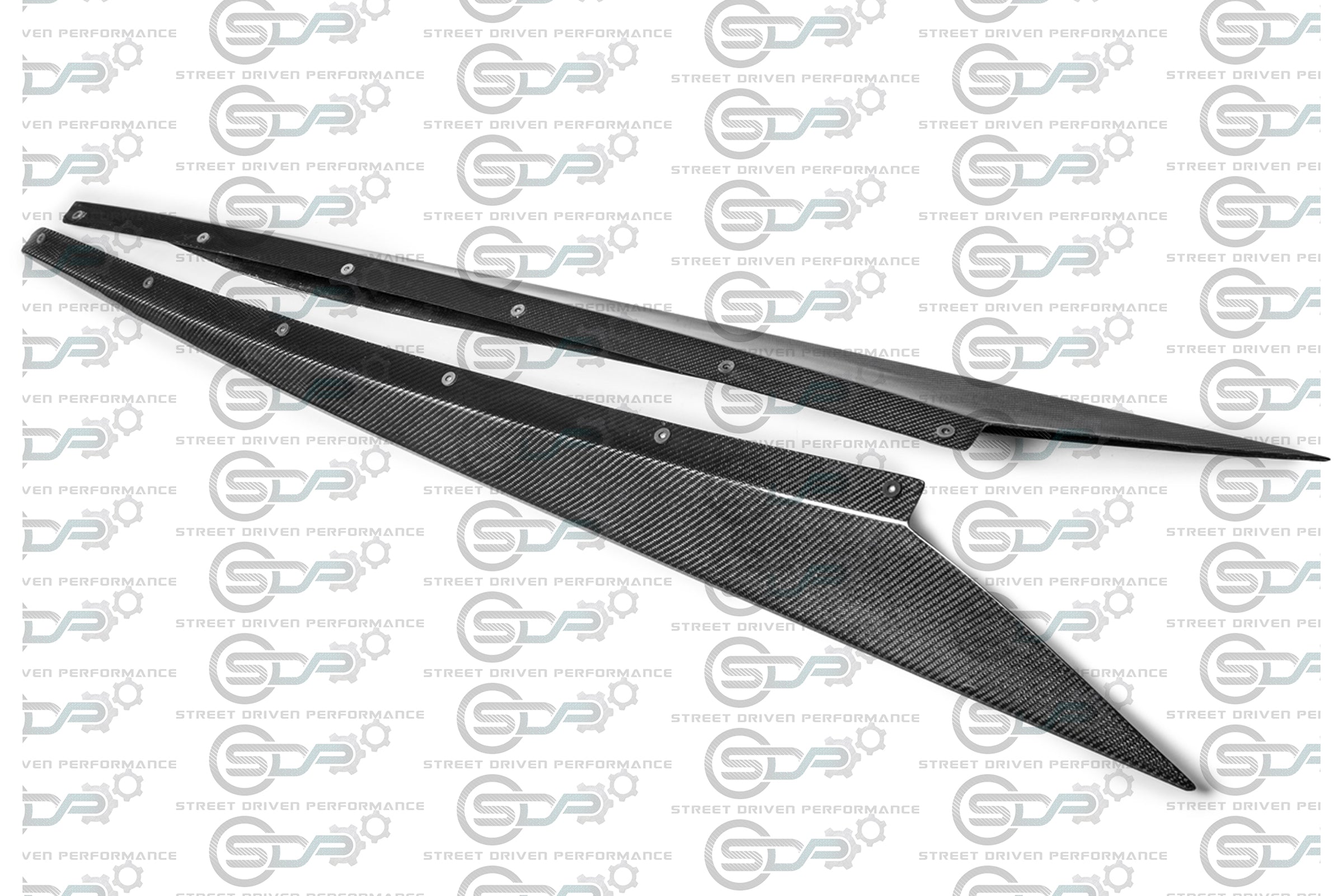 2020+ C8 Chevrolet Corvette Stingray & Z51 - "Z51 Style" Carbon Fiber Side Skirts Rocker Panel Ground Effects
