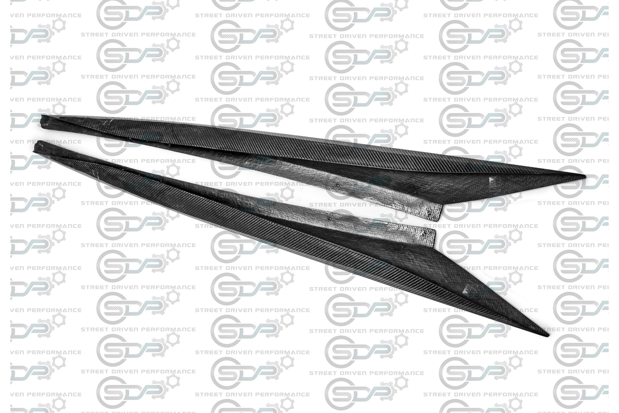 2020+ C8 Chevrolet Corvette Stingray & Z51 - "Z51 Style" Carbon Fiber Side Skirts Rocker Panel Ground Effects