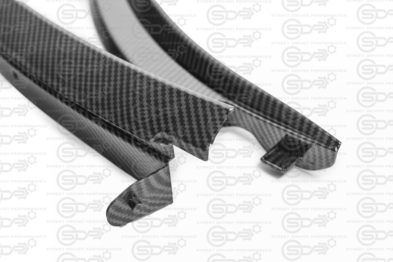 2014-2019 Corvette C7 Hydro-Dipped Carbon Fiber Front Wheel Trim Fender Flares