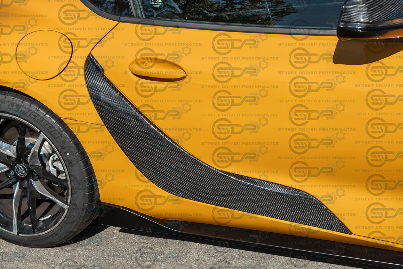 2020+ Toyota Supra | JDM Factory Style CARBON FIBER Side Door Fender Vents Pair