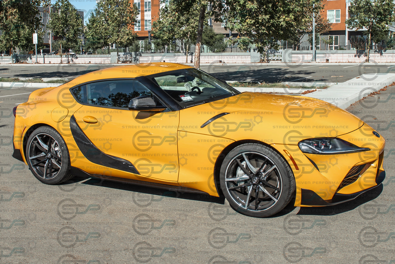 2020+ Toyota Supra | JDM Factory Style CARBON FIBER Side Door Fender Vents Pair