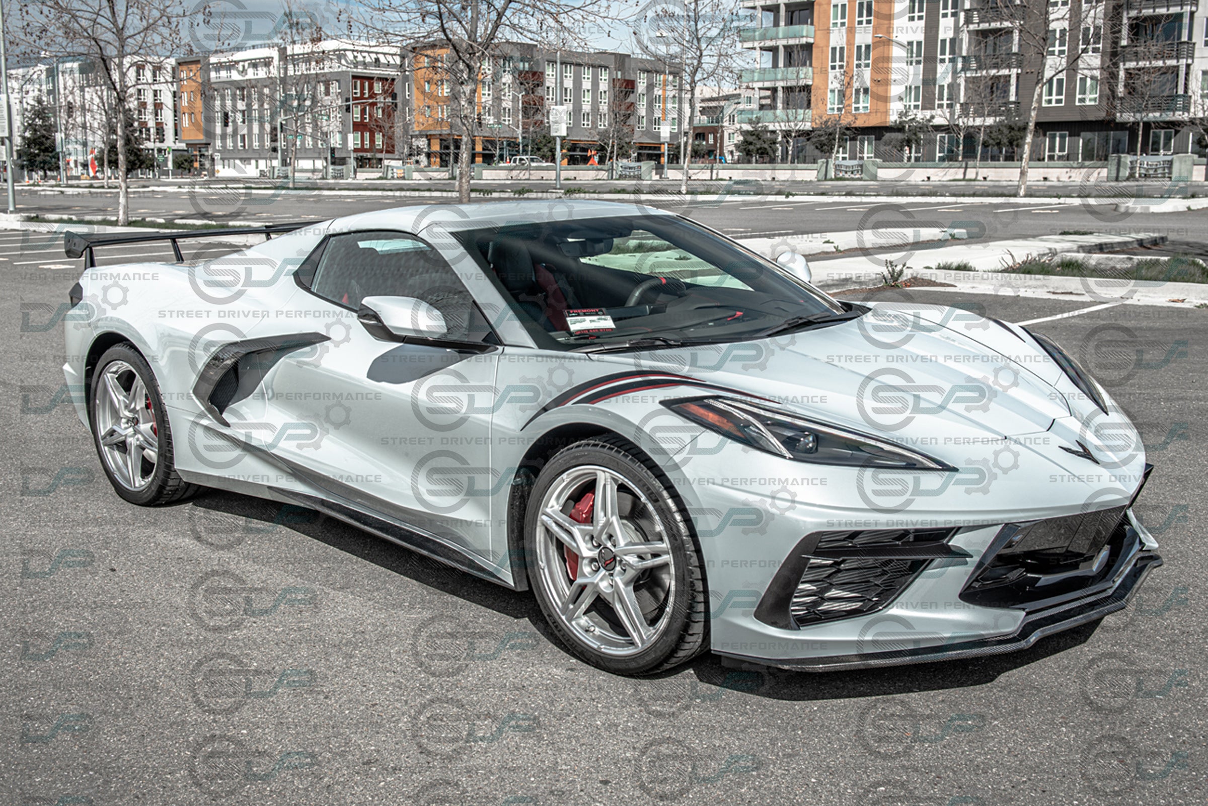 2020+ C8 Chevrolet Corvette Stingray & Z51 - "Z51 Style" Carbon Fiber Side Skirts Rocker Panel Ground Effects