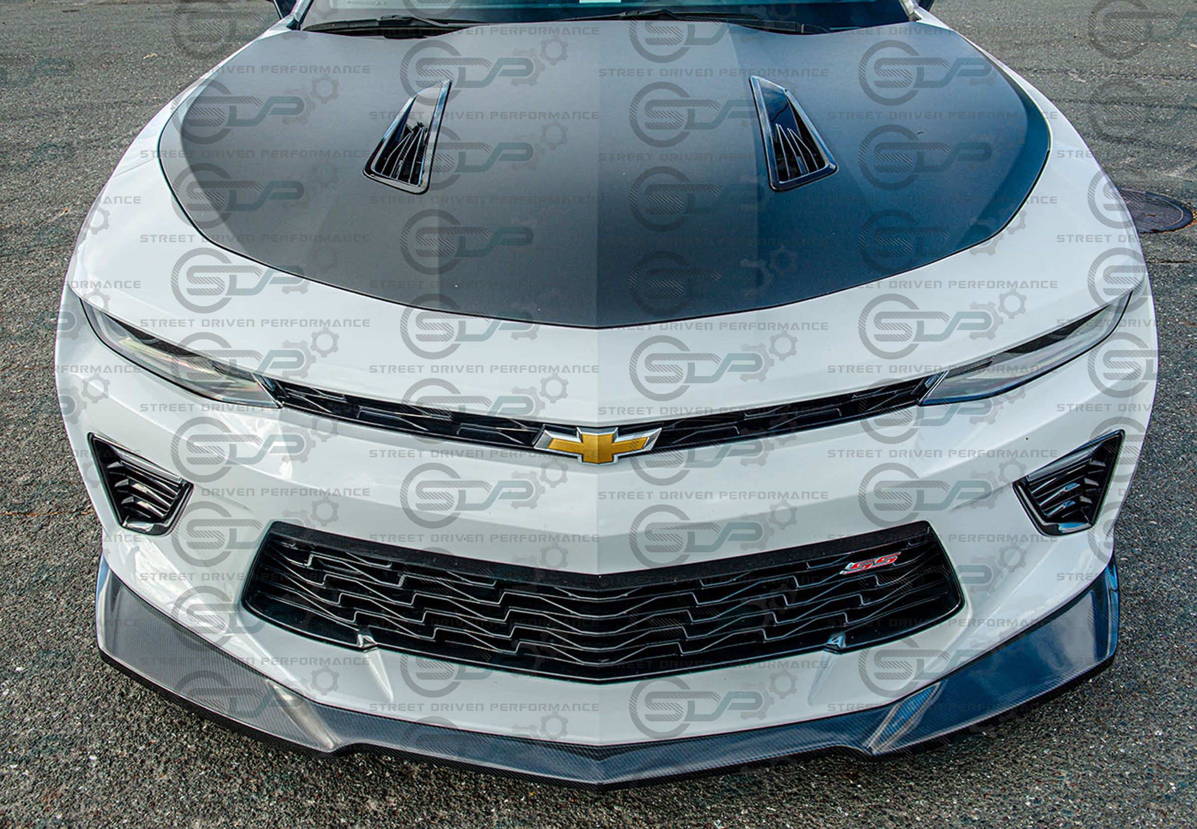 2016-2018 6th Gen Camaro - "ZL1 Conversion" Carbon Fiber Front Splitter / Lip Ground Effects - for all SS models