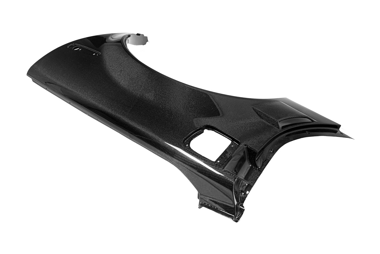 2005-2013 Corvette C6 | ZR1 Style Carbon Fiber Rear Side Wide Body Fenders & Fender Vent (Pair)