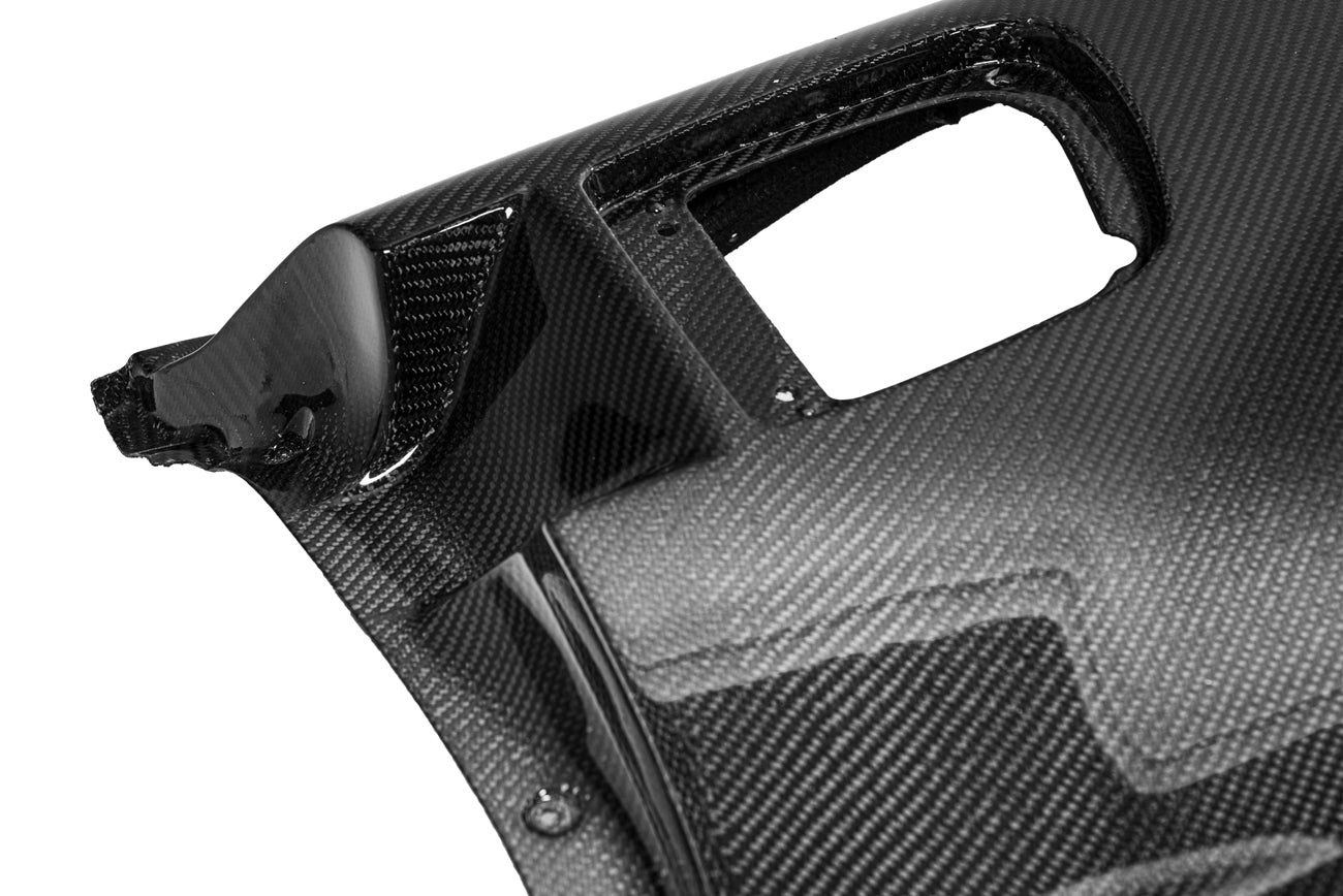 2005-2013 Corvette C6 | ZR1 Style Carbon Fiber Rear Side Wide Body Fenders & Fender Vent (Pair)