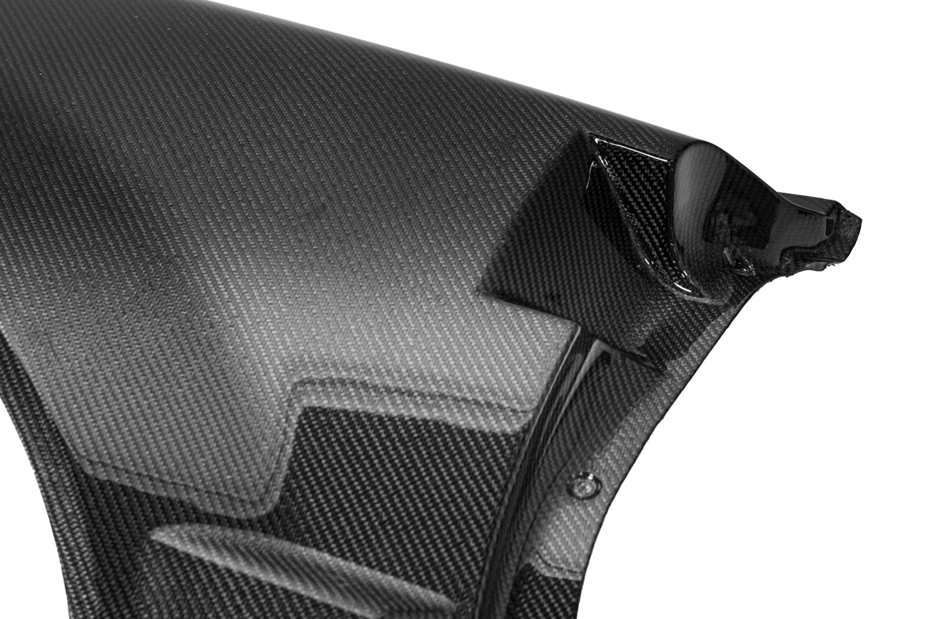 2005-2013 Corvette C6 | ZR1 Style Carbon Fiber Rear Side Wide Body Fenders & Fender Vent (Pair)