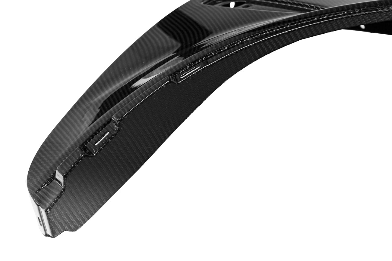 2005-2013 Corvette C6 | ZR1 Style Carbon Fiber Rear Side Wide Body Fenders & Fender Vent (Pair)