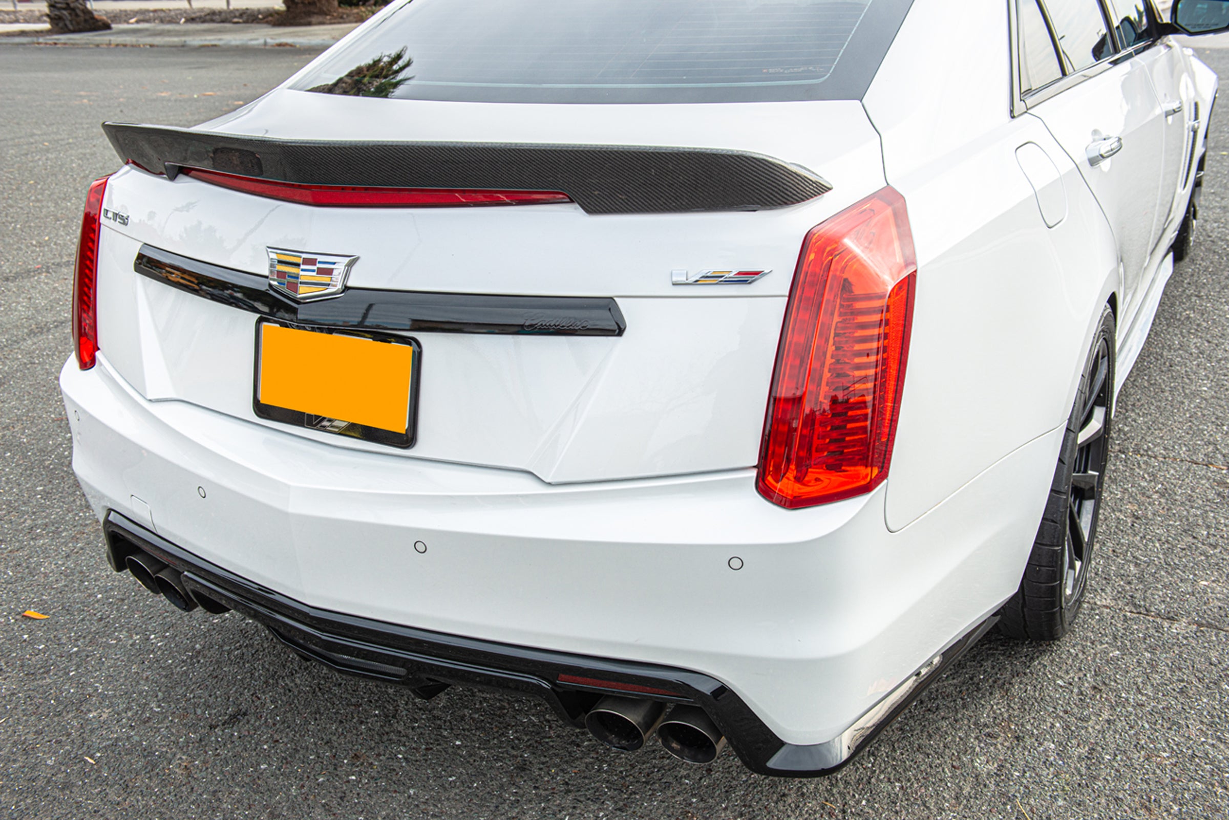 *IMPERFECTION / DISCOUNTED* 2016-2019 Cadillac CTS-V V3 - Carbon Fiber Rear Trunk Lid Spoiler Wing