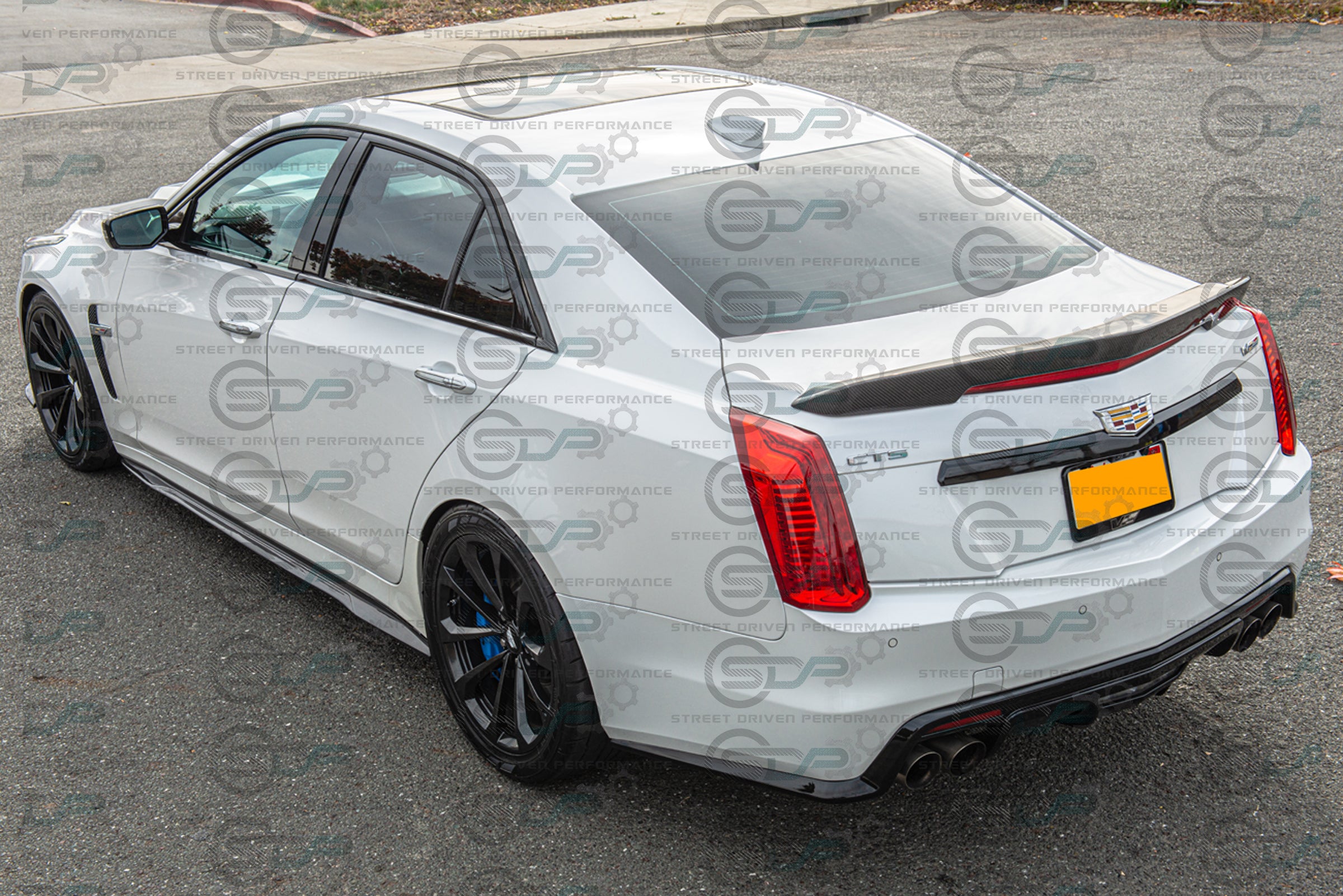 *IMPERFECTION / DISCOUNTED* 2016-2019 Cadillac CTS-V V3 - Carbon Fiber Rear Trunk Lid Spoiler Wing