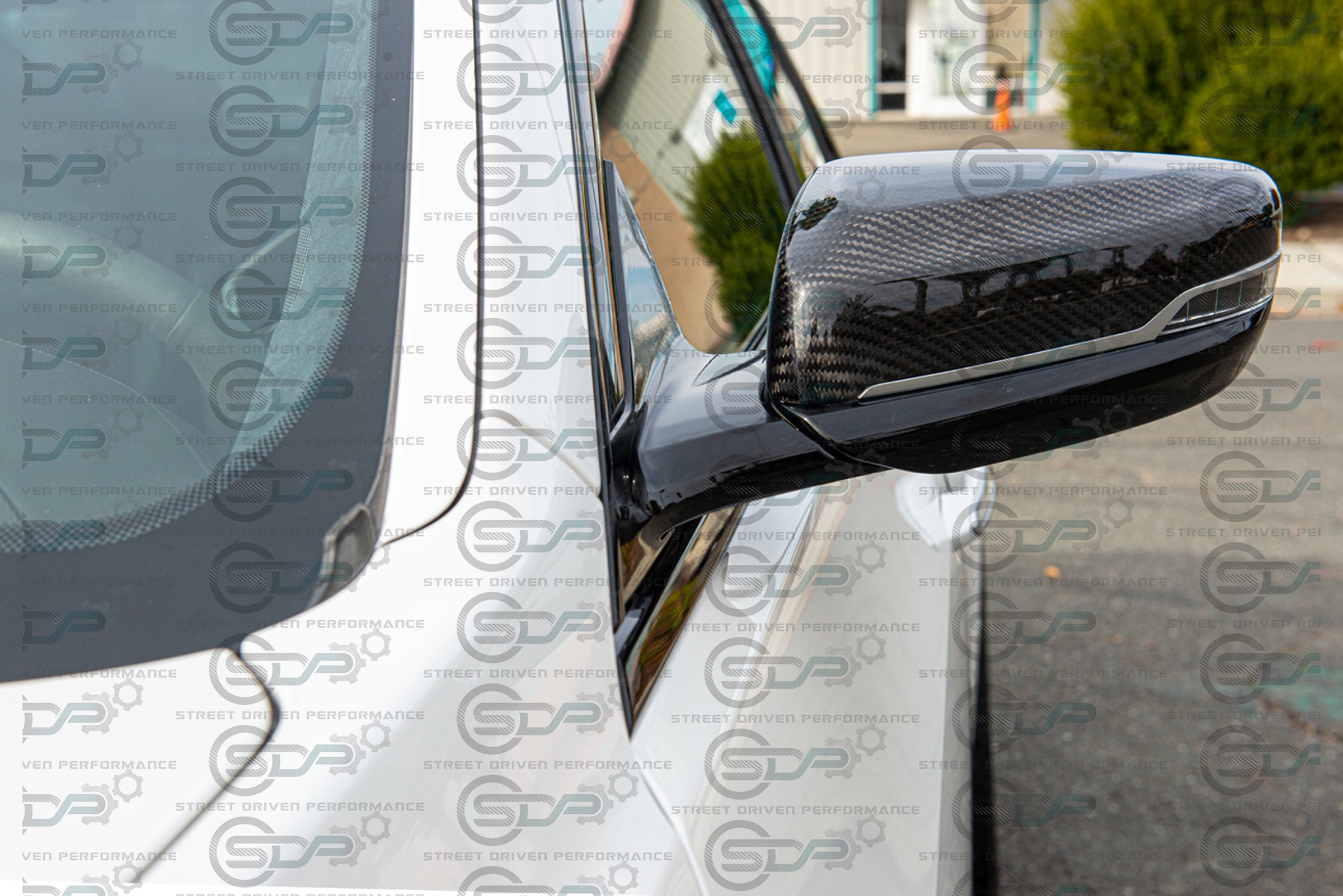 2016-2019 Cadillac ATS-V Coupe | Carbon Fiber Side Mirror Cap Replacement