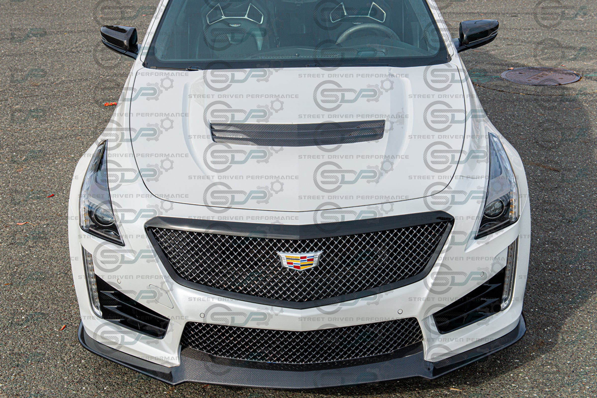 2016-2019 Cadillac ATS-V Coupe | Carbon Fiber Side Mirror Cap Replacement