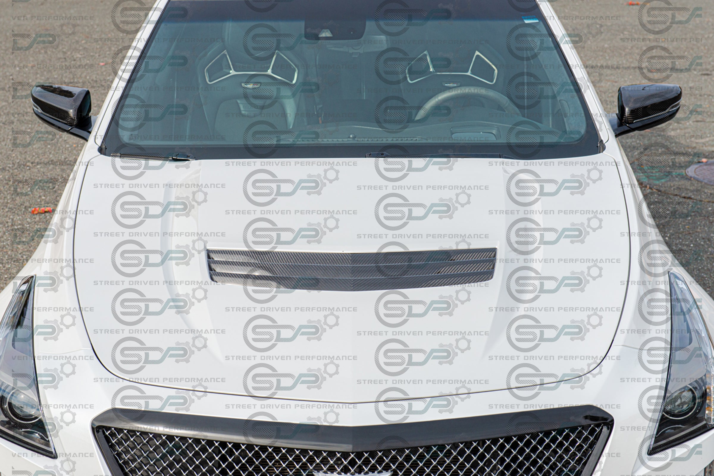 2016-2019 Cadillac CTS/ CTS-V V3 | Carbon Fiber Side Mirror Covers Replacement - All Models