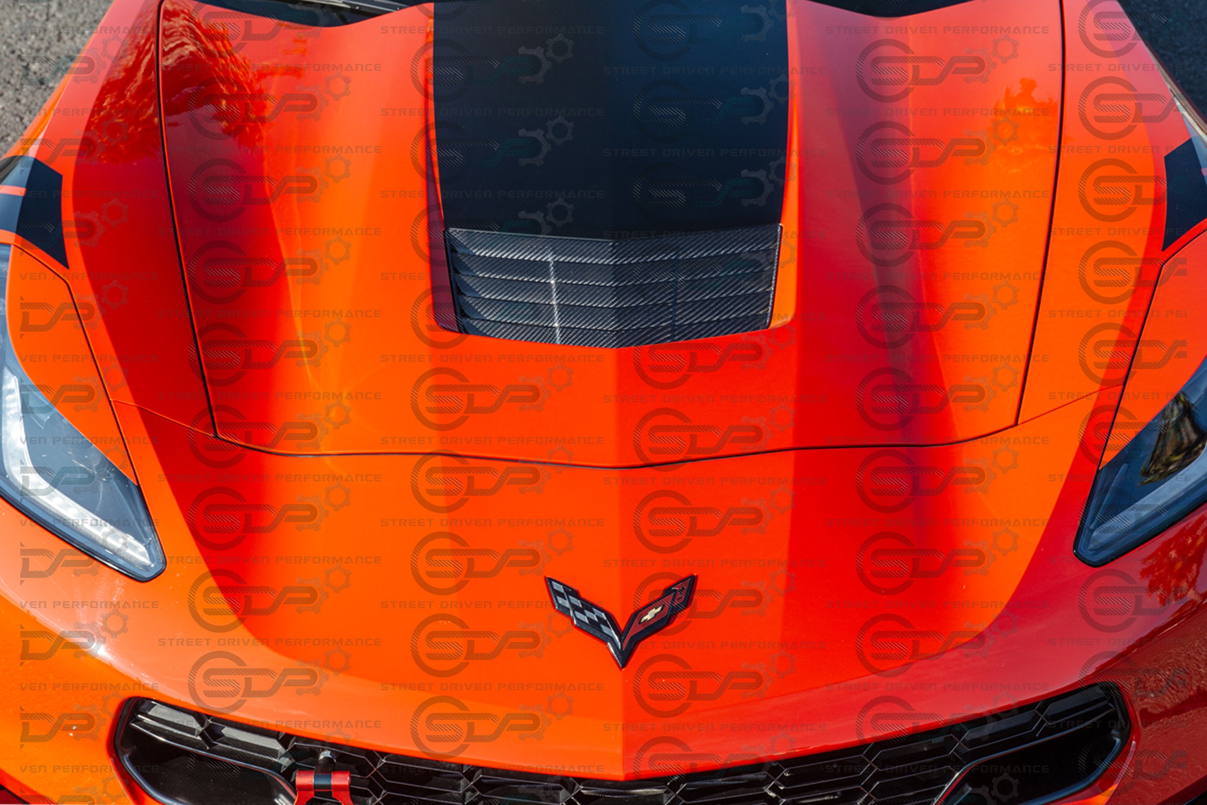 2014-2019 C7 Corvette - Carbon Fiber Hood Vent - Stingray / Grand Sport Style