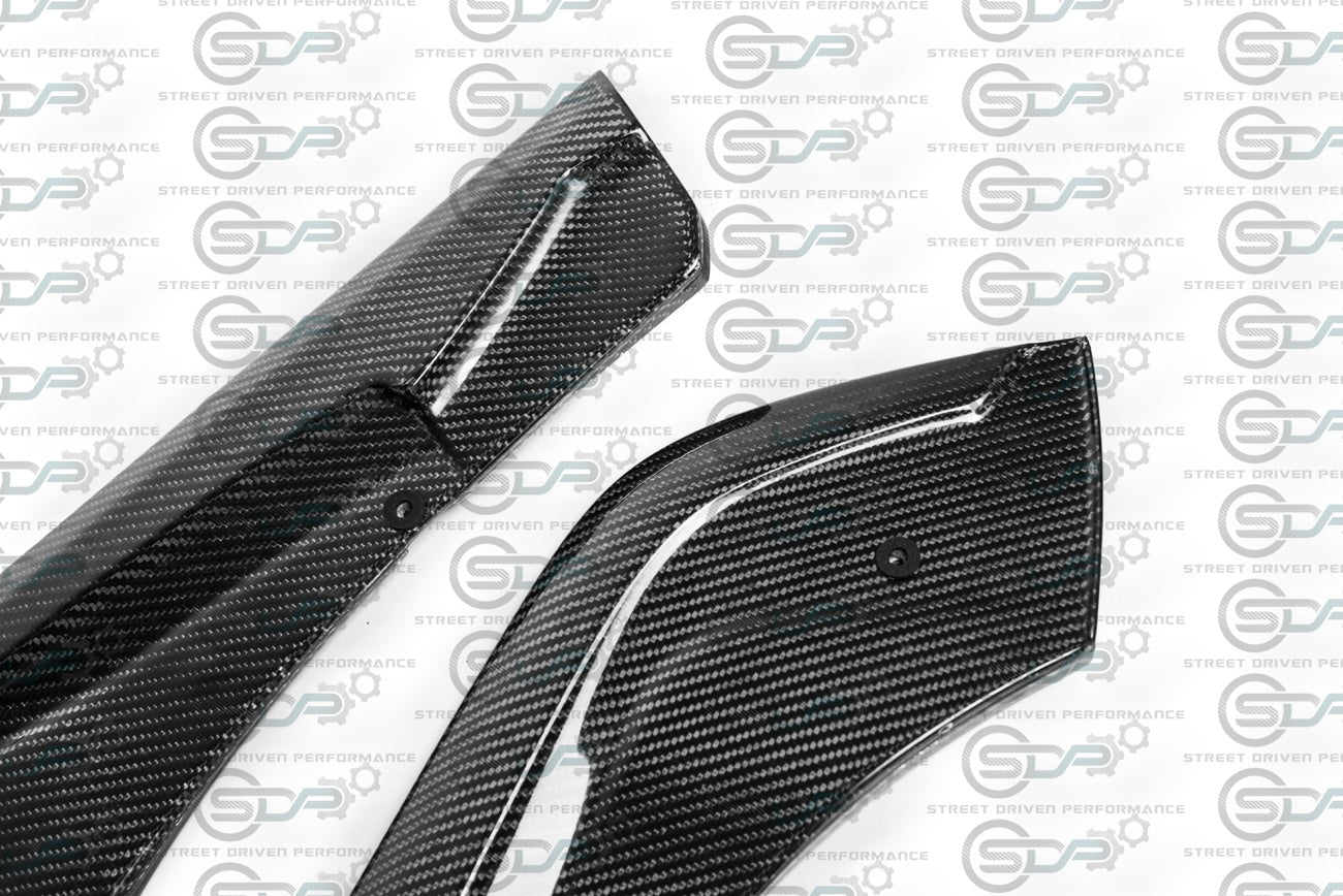 2020+ Toyota Supra A90 & GR | Artisan Spirit Style CARBON FIBER Rear Apron Lip Splitter Ground Effects
