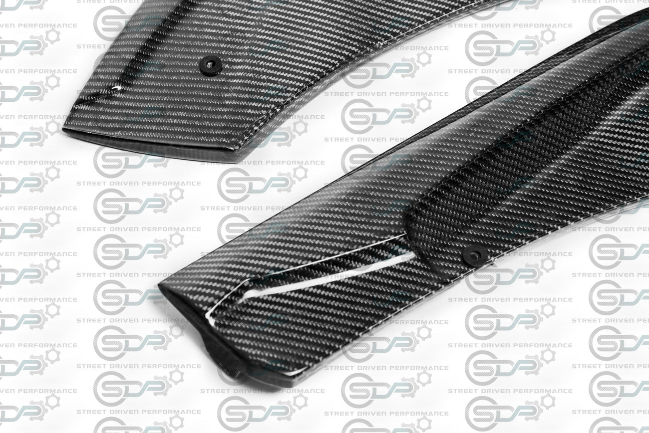 2020+ Toyota Supra A90 & GR | Artisan Spirit Style CARBON FIBER Rear Apron Lip Splitter Ground Effects
