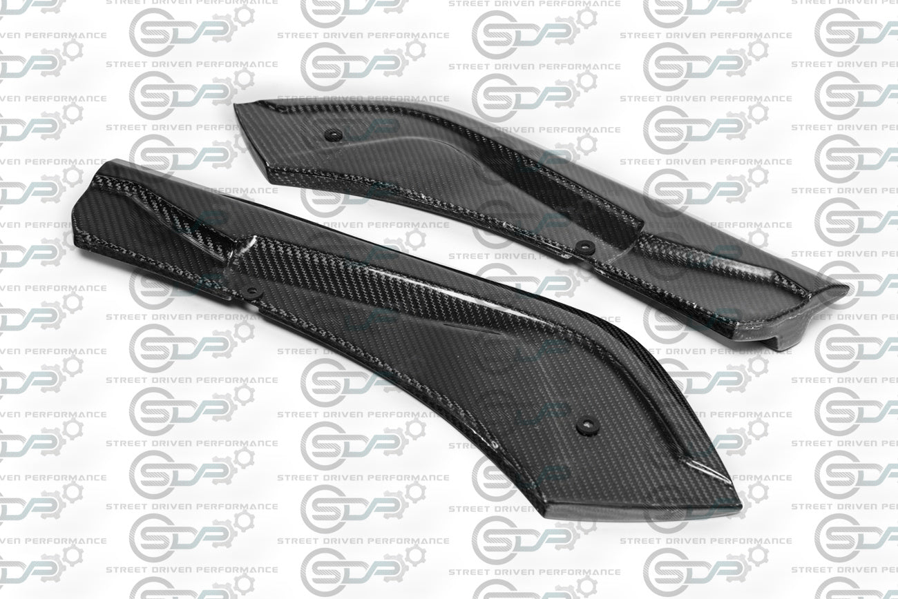 2020+ Toyota Supra A90 & GR | Artisan Spirit Style CARBON FIBER Rear Apron Lip Splitter Ground Effects