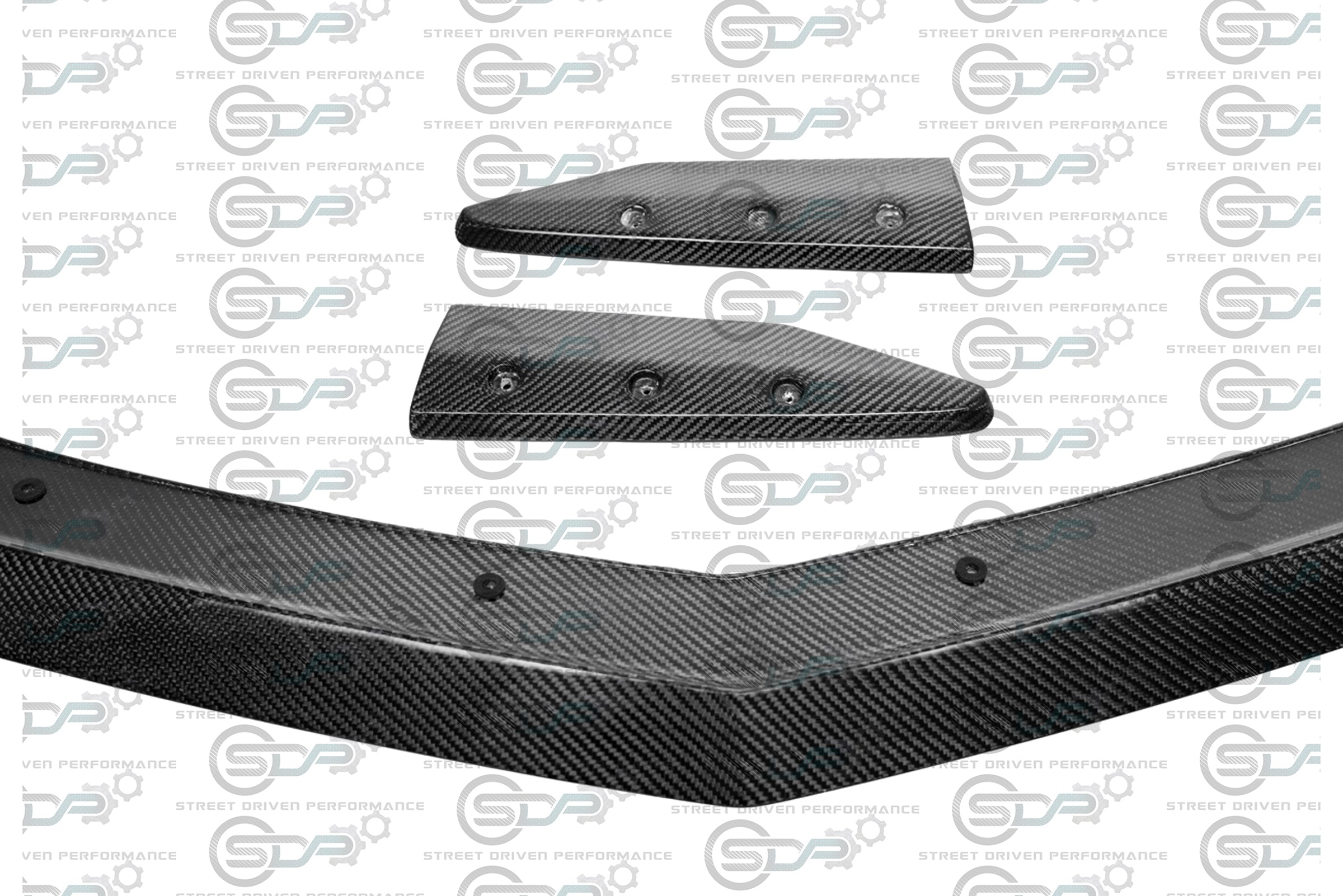 2014-2015 5th Gen Camaro - Carbon Fiber Front Splitter/Lip Ground Effects - "6th Gen ZL1 - 1LE Style Conversion" Package - for models