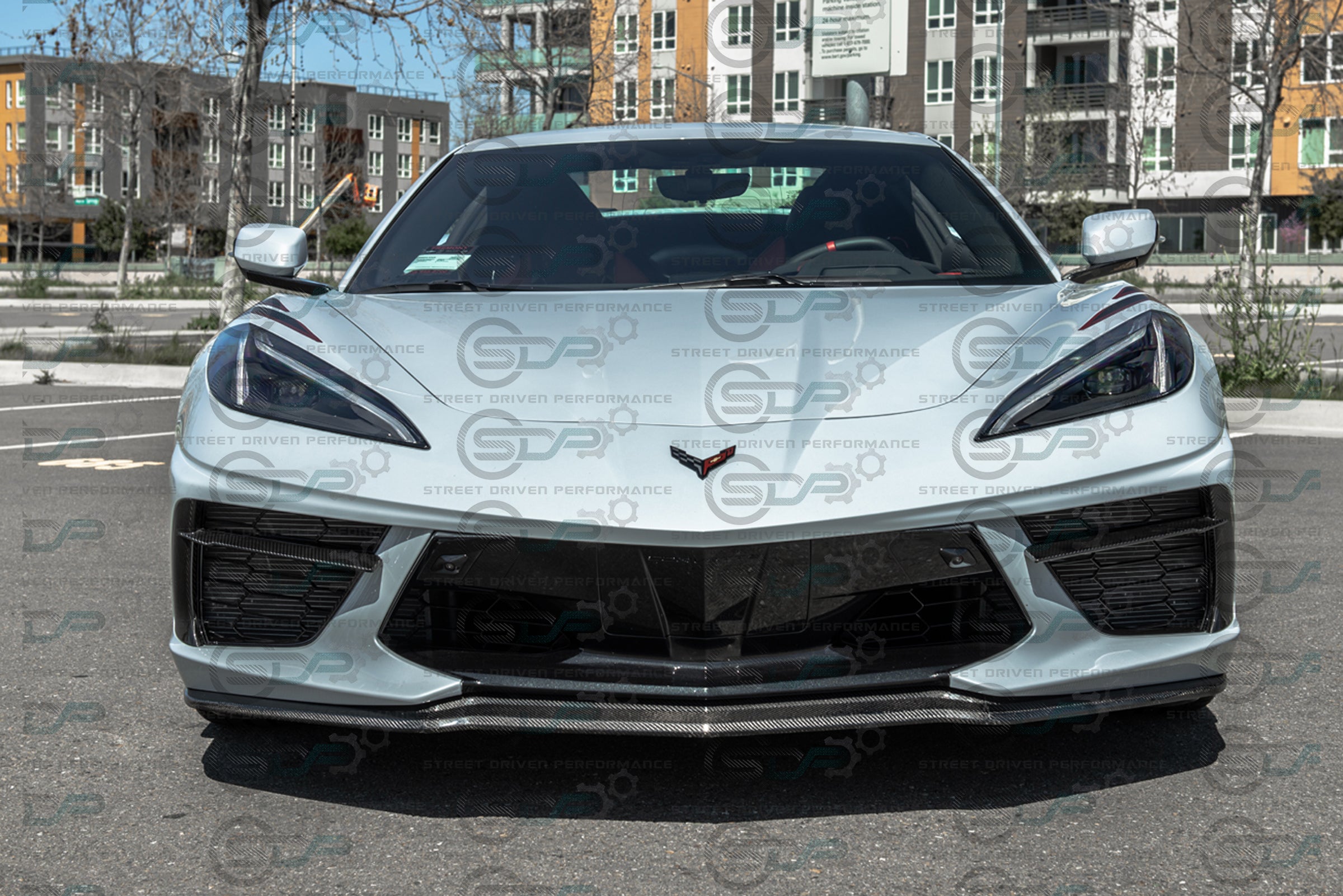 2020+ C8 Chevrolet Corvette | Carbon Fiber Front Grille Inserts (PAIR)