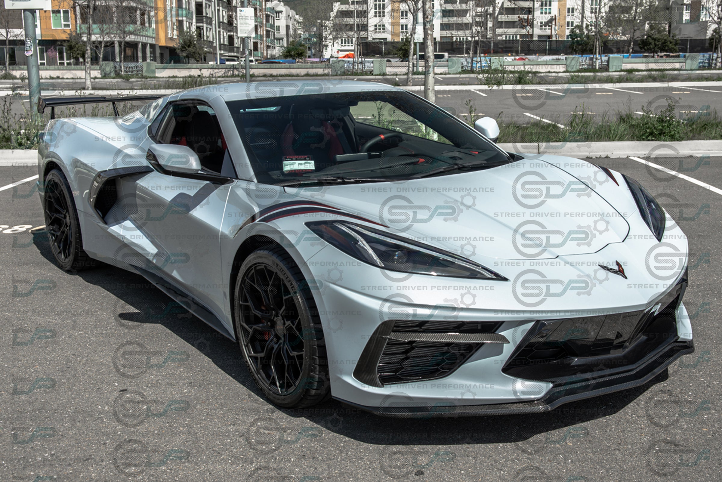 2020+ C8 Chevrolet Corvette | Carbon Fiber Front Grille Inserts (PAIR)