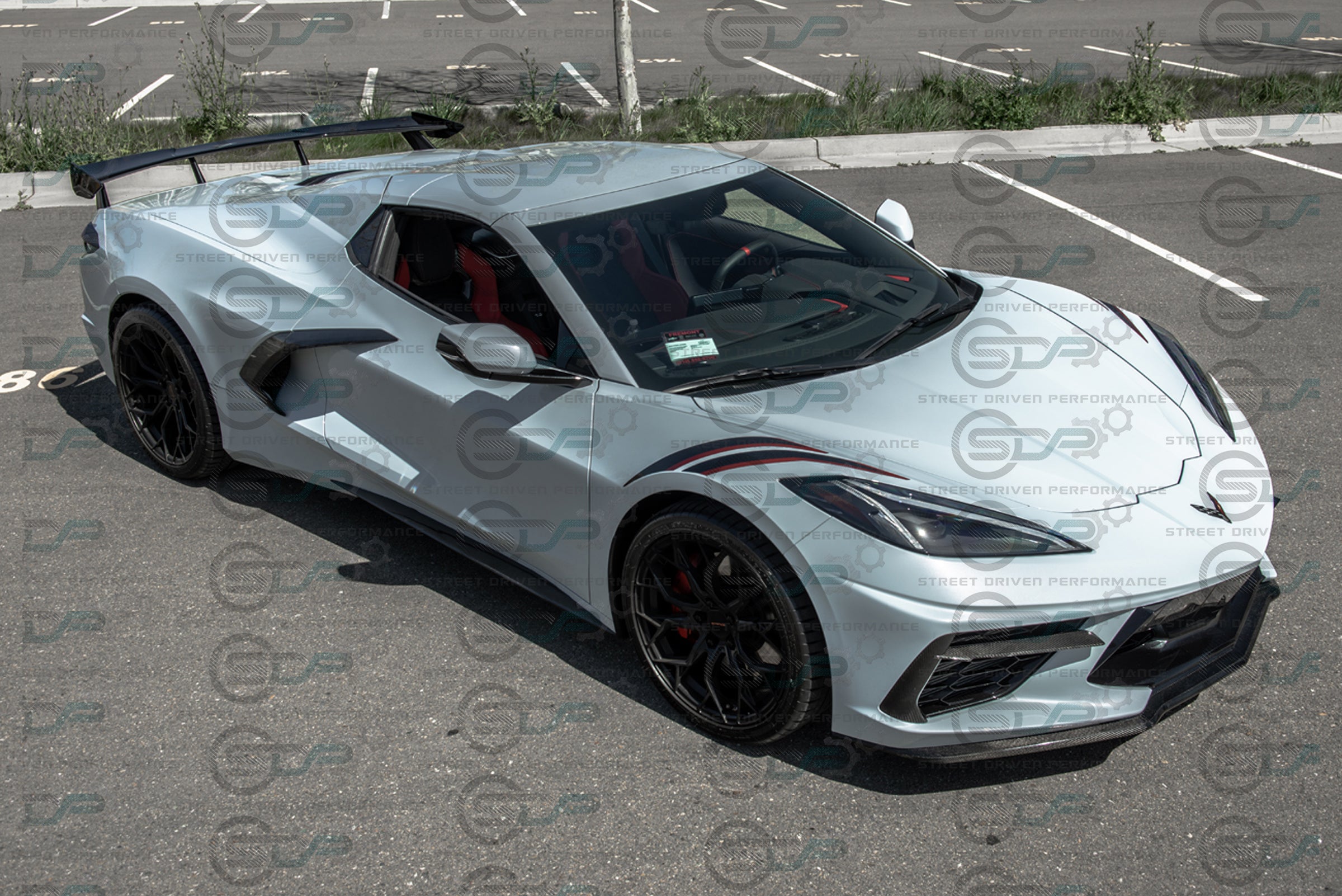 2020+ C8 Chevrolet Corvette | Carbon Fiber Front Grille Inserts (PAIR)