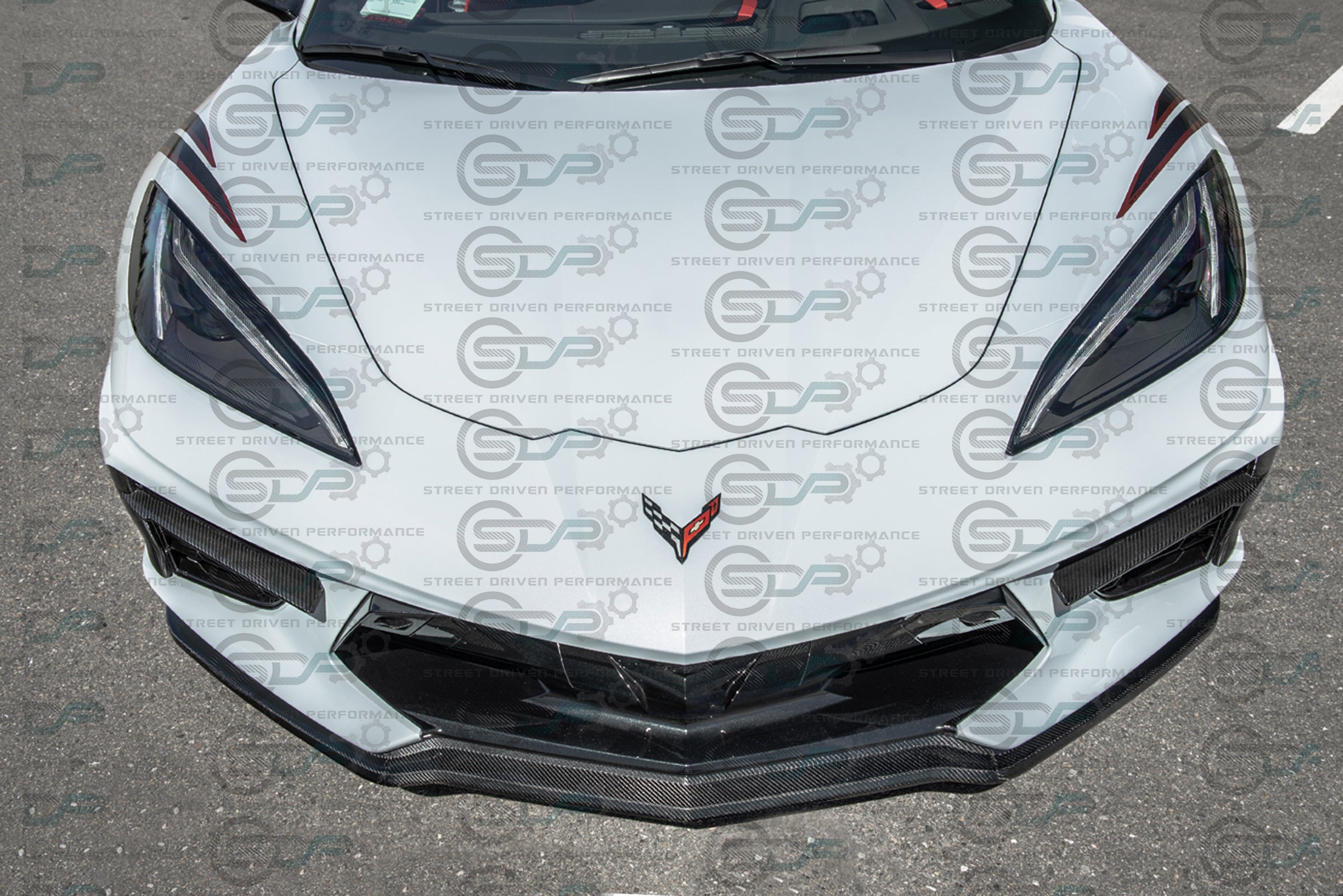 2020+ C8 Chevrolet Corvette | Carbon Fiber Front Grille Inserts (PAIR)