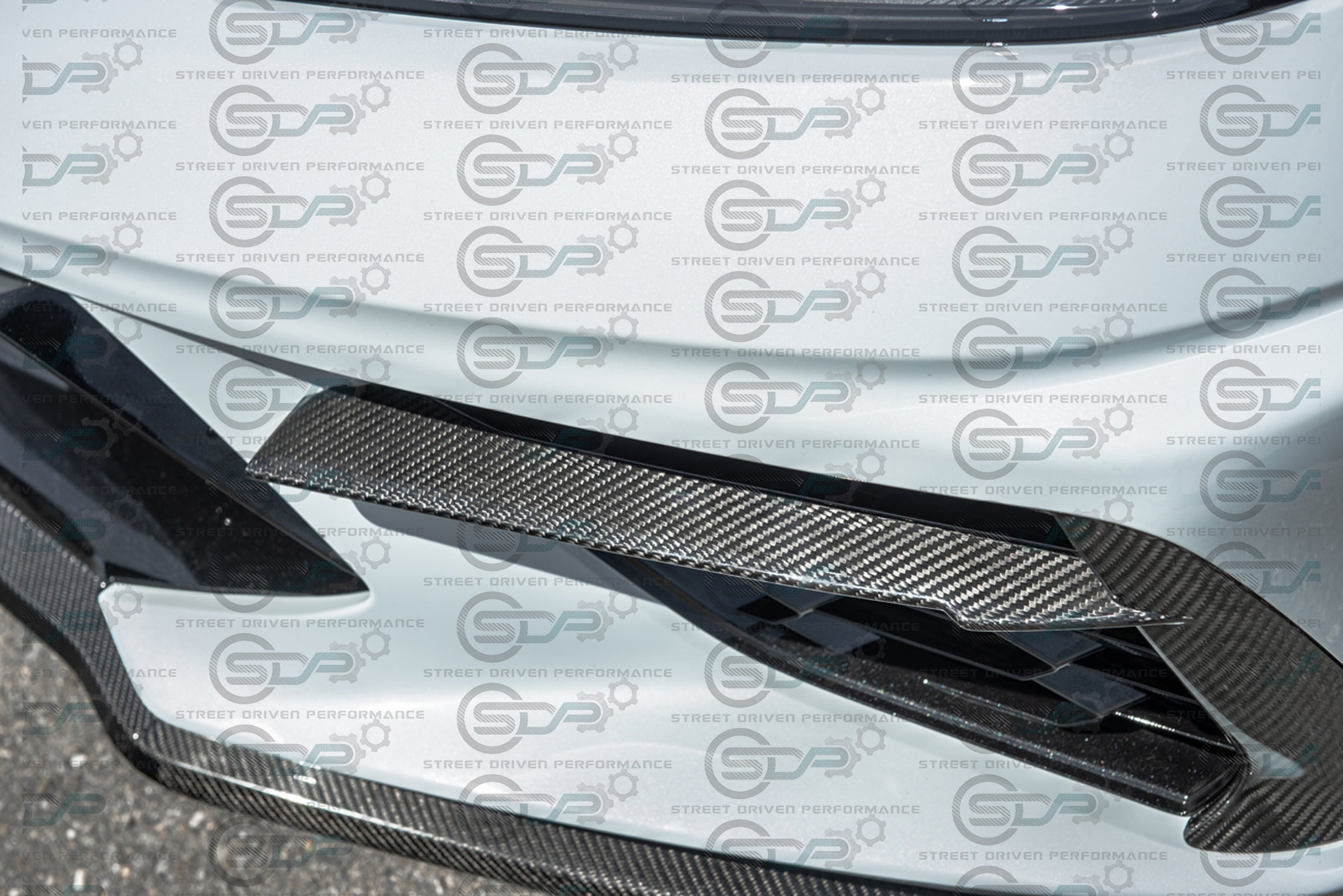 2020+ C8 Chevrolet Corvette | Carbon Fiber Front Grille Inserts (PAIR)