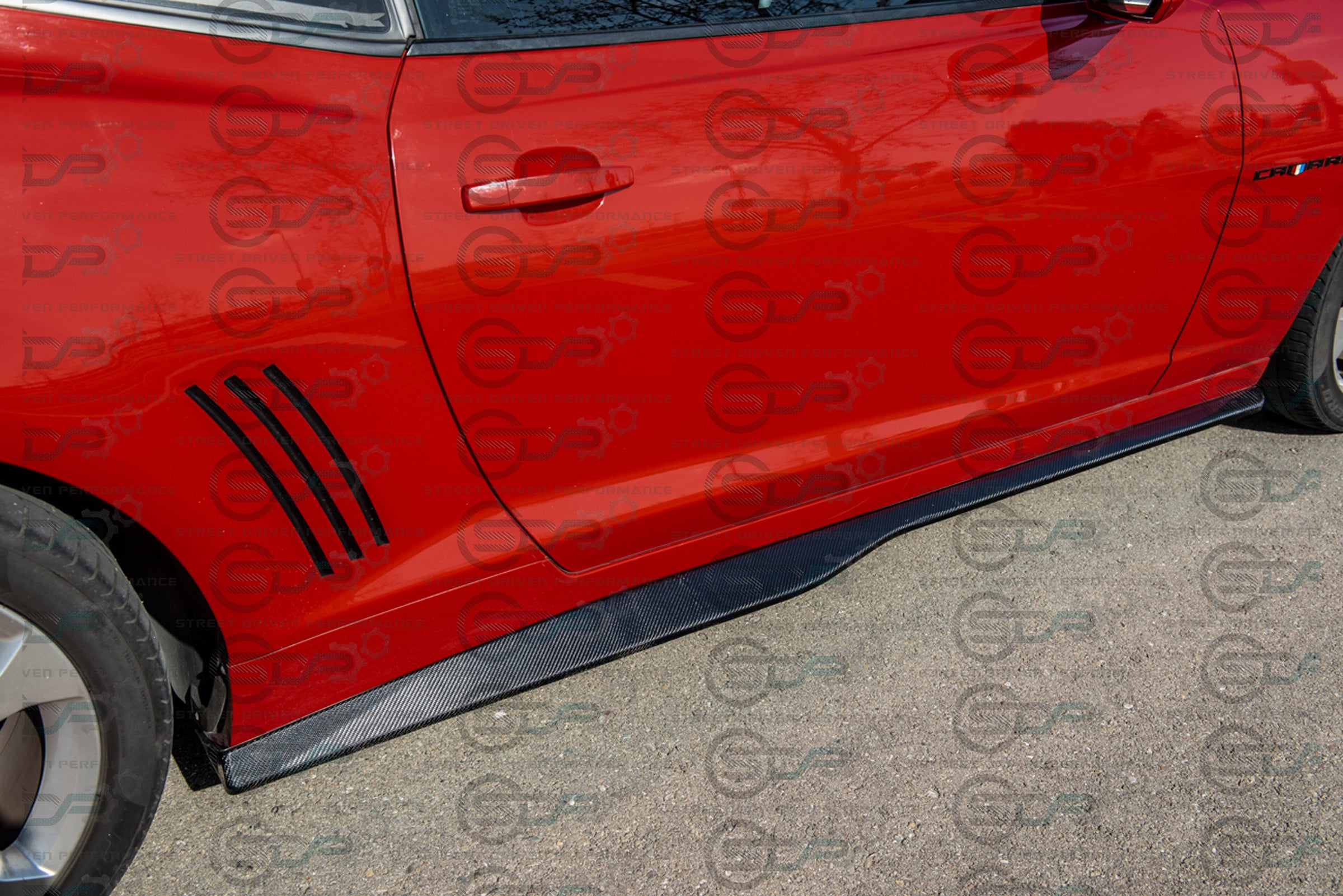 2010-2015 5th Gen Camaro - "ZL1 Conversion" Carbon Fiber Side Skirts Rocker Panel Ground Effects