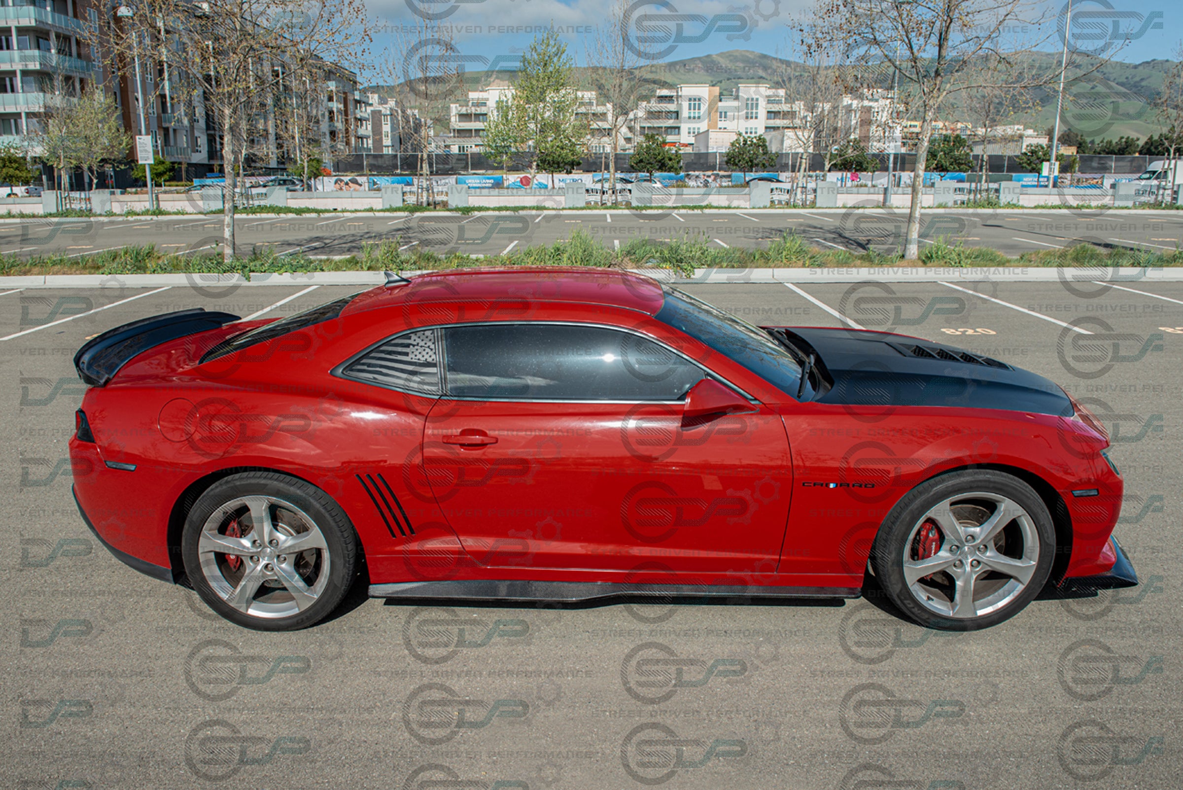 2014-2015 5th Gen Camaro - Carbon Fiber Front Splitter/Lip Ground Effects - "6th Gen ZL1 - 1LE Style Conversion" Package - for models