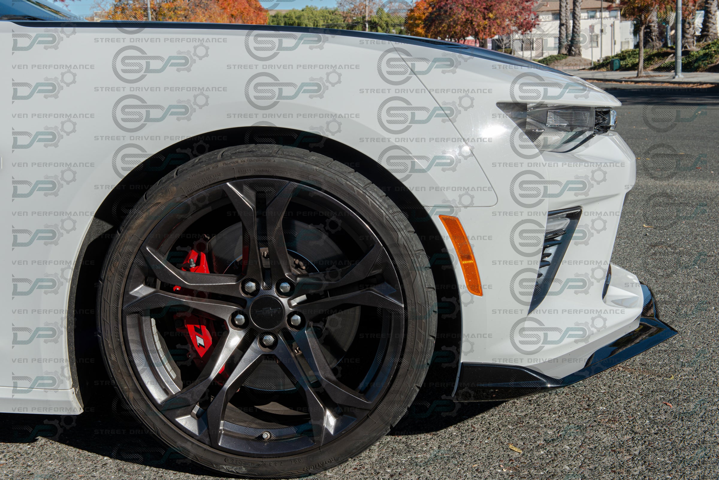 2016-2018 6th Gen Camaro - "Facelift 1LE Package" Front Splitter / Lip Ground Effects - for all SS models