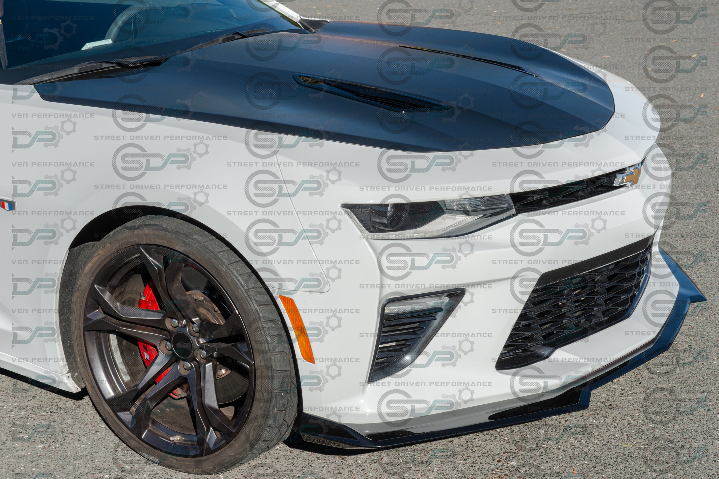 2016-2018 6th Gen Camaro - "Facelift 1LE Package" Front Splitter / Lip Ground Effects - for all SS models