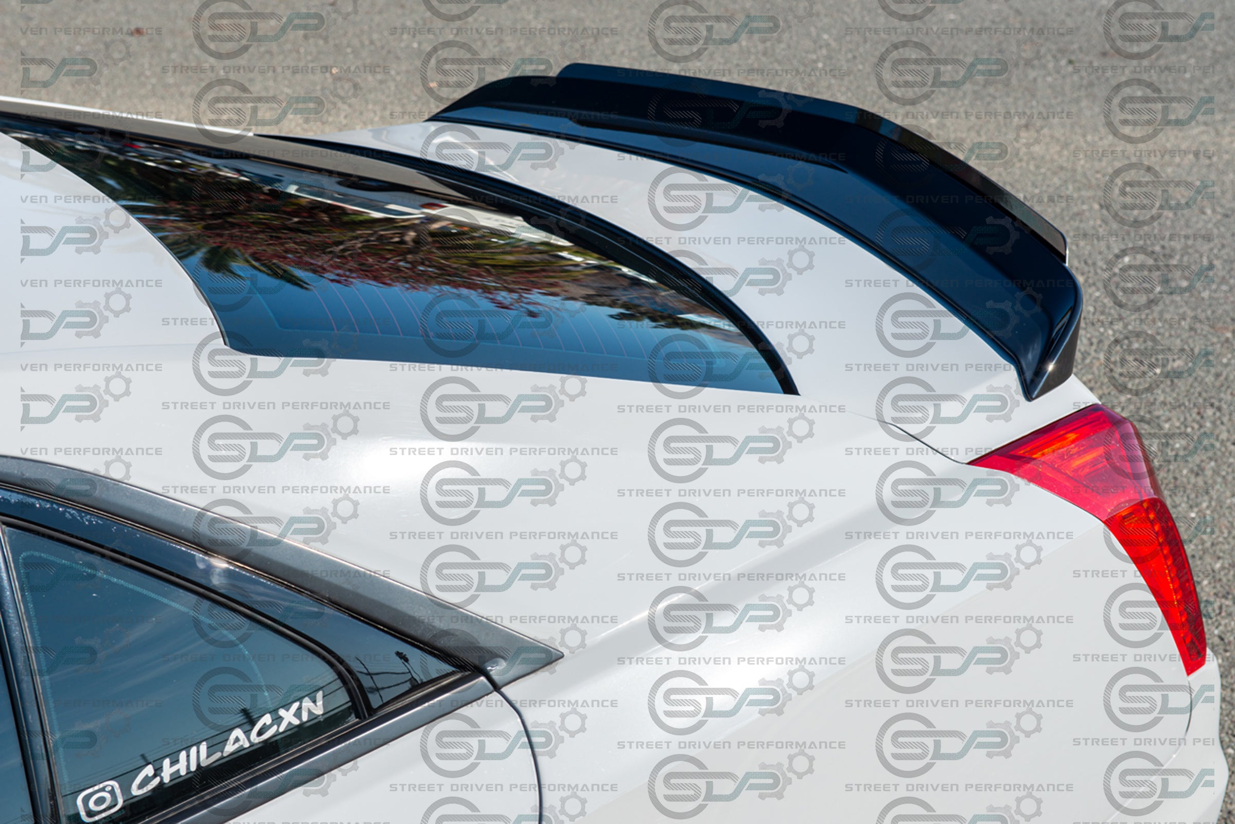 2016-2019 Cadillac CTS-V V3 - Rear Trunk Lid Spoiler Wing with Wickerbill