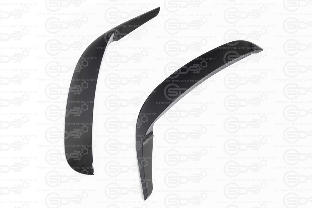 2015+ Dodge Charger Matte Black Front Side Fender Scoop Door Vent Pair