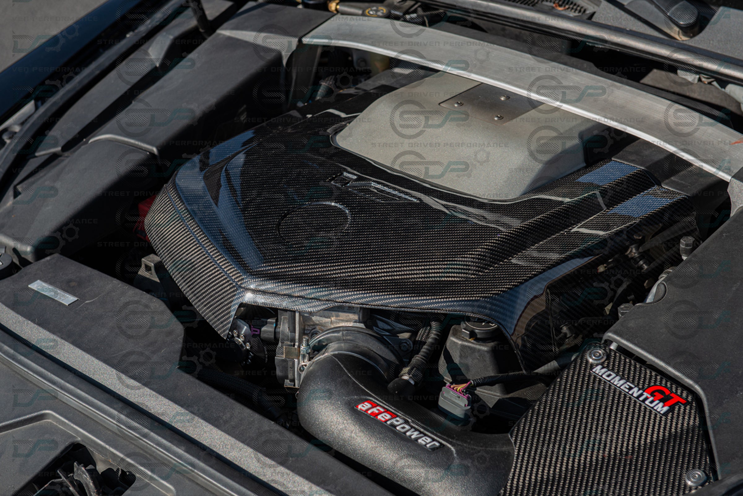 2009-2015 Cadillac CTS-V V2 - Carbon Fiber Engine Cover for Chevrolet LSx LSA Supercharged engines using a CTS-V Lid