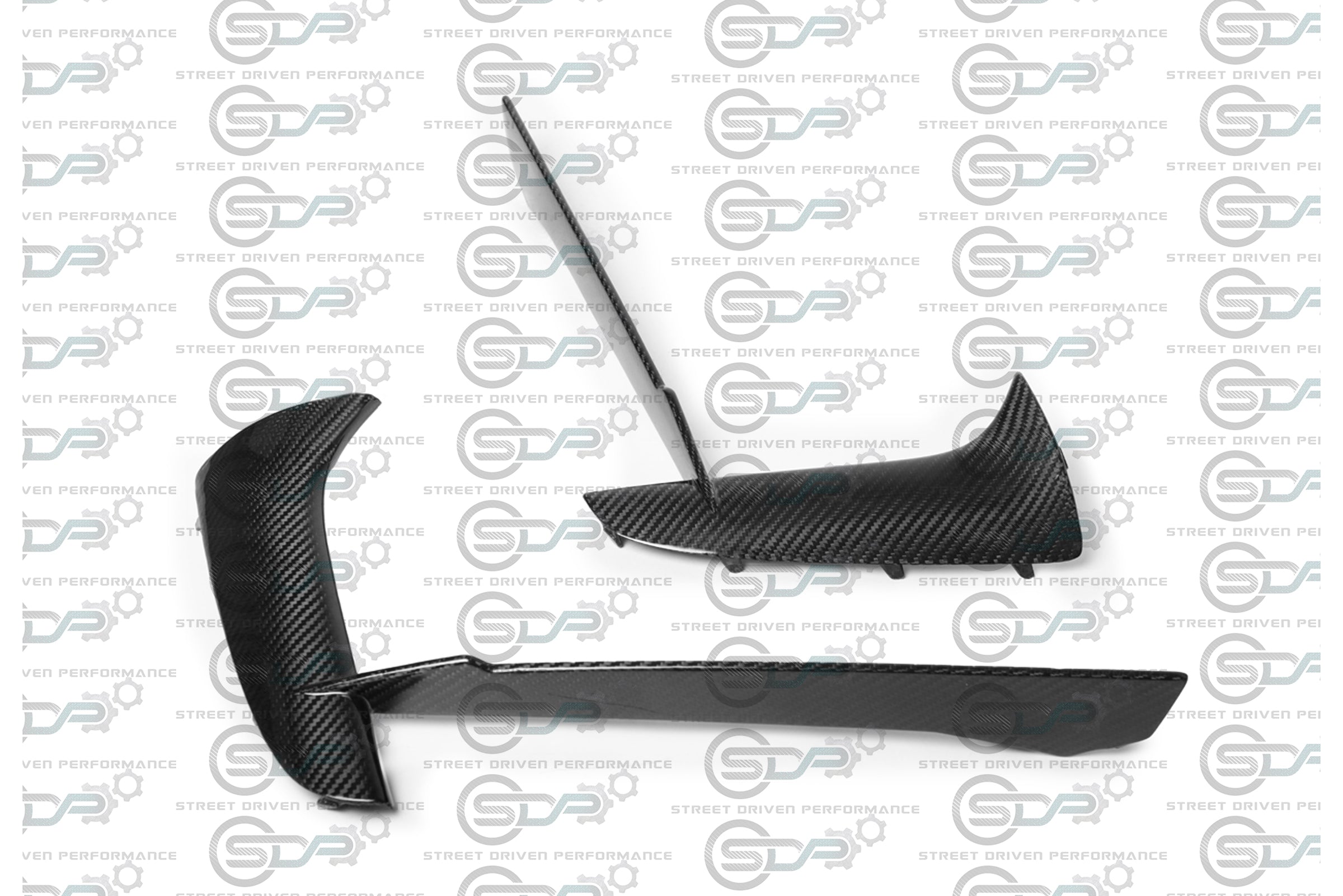 2020+ C8 Chevrolet Corvette | Carbon Fiber Front Grille Inserts (PAIR)