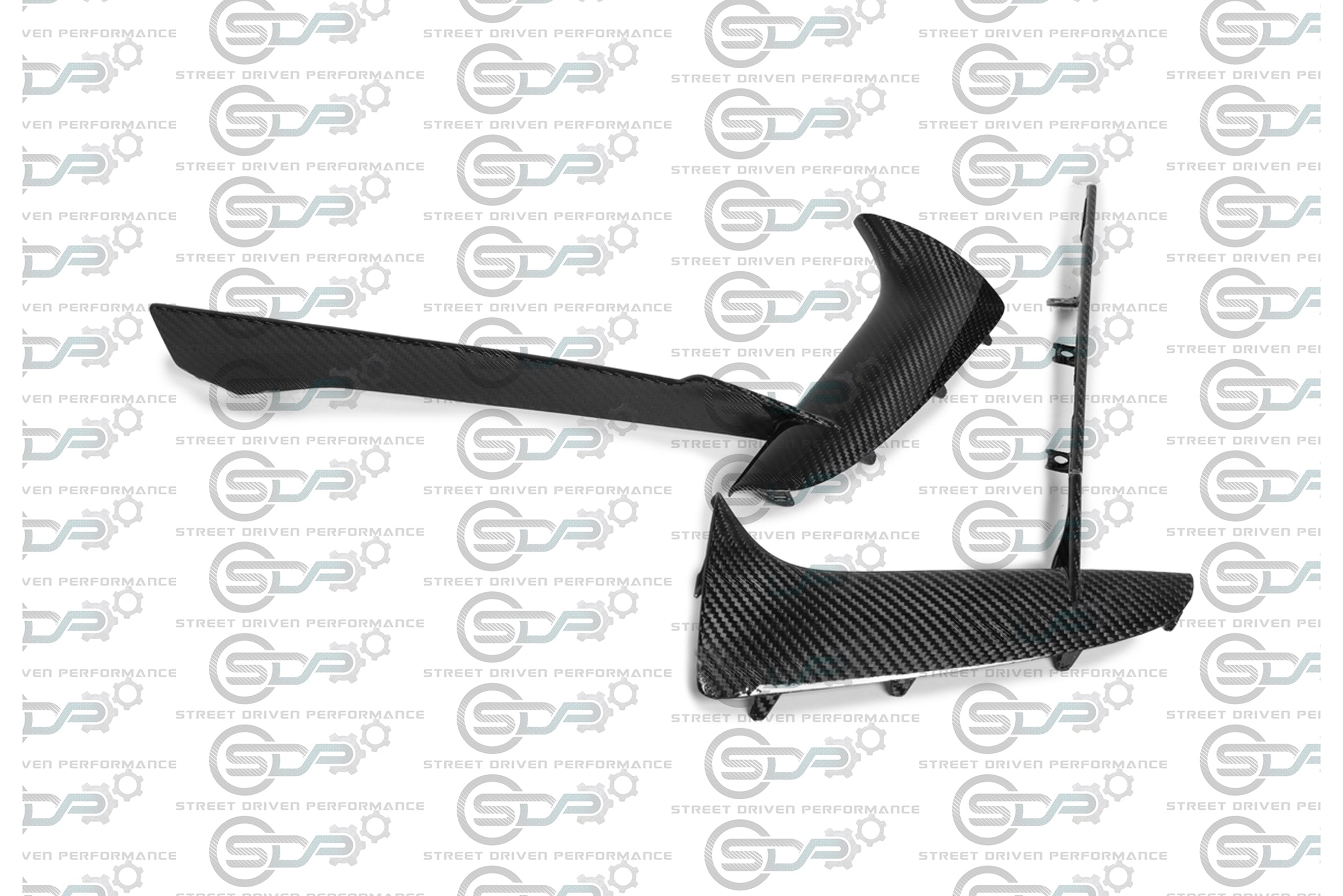 2020+ C8 Chevrolet Corvette | Carbon Fiber Front Grille Inserts (PAIR)
