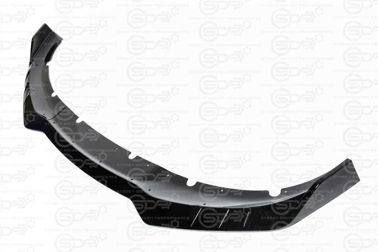 2015+ Dodge Charger Base | SRT Style GLOSS BLACK Front Bumper Lip Splitter Ground Effects