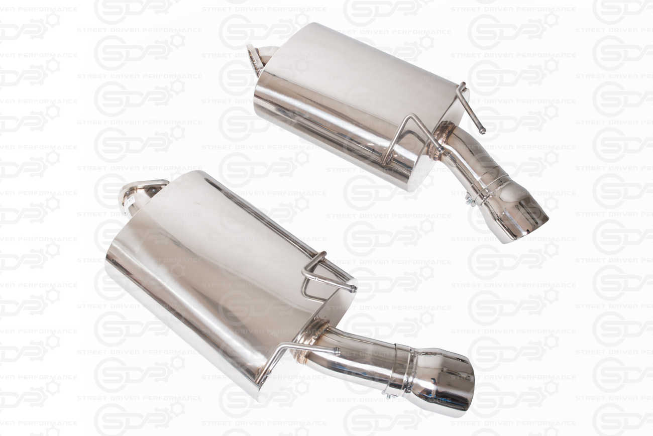 10-15 Camaro Coupe | T304 3" Piping 4" Slant-Cut Tips Cat Back Full Exhaust