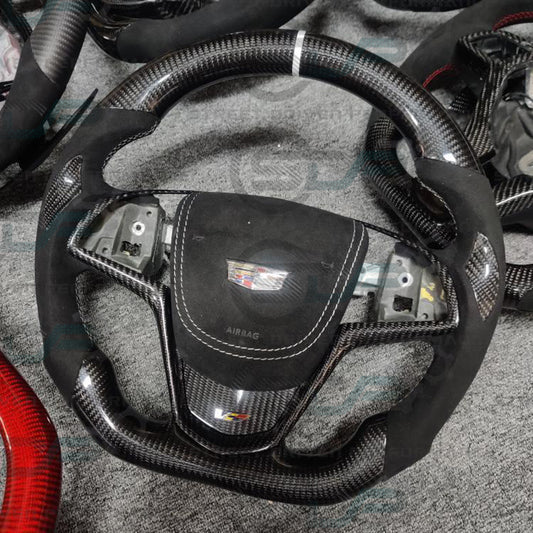 2014 - 2019 Cadillac CTS & CTS-V "V3" Custom Carbon Fiber Steering Wheel with options