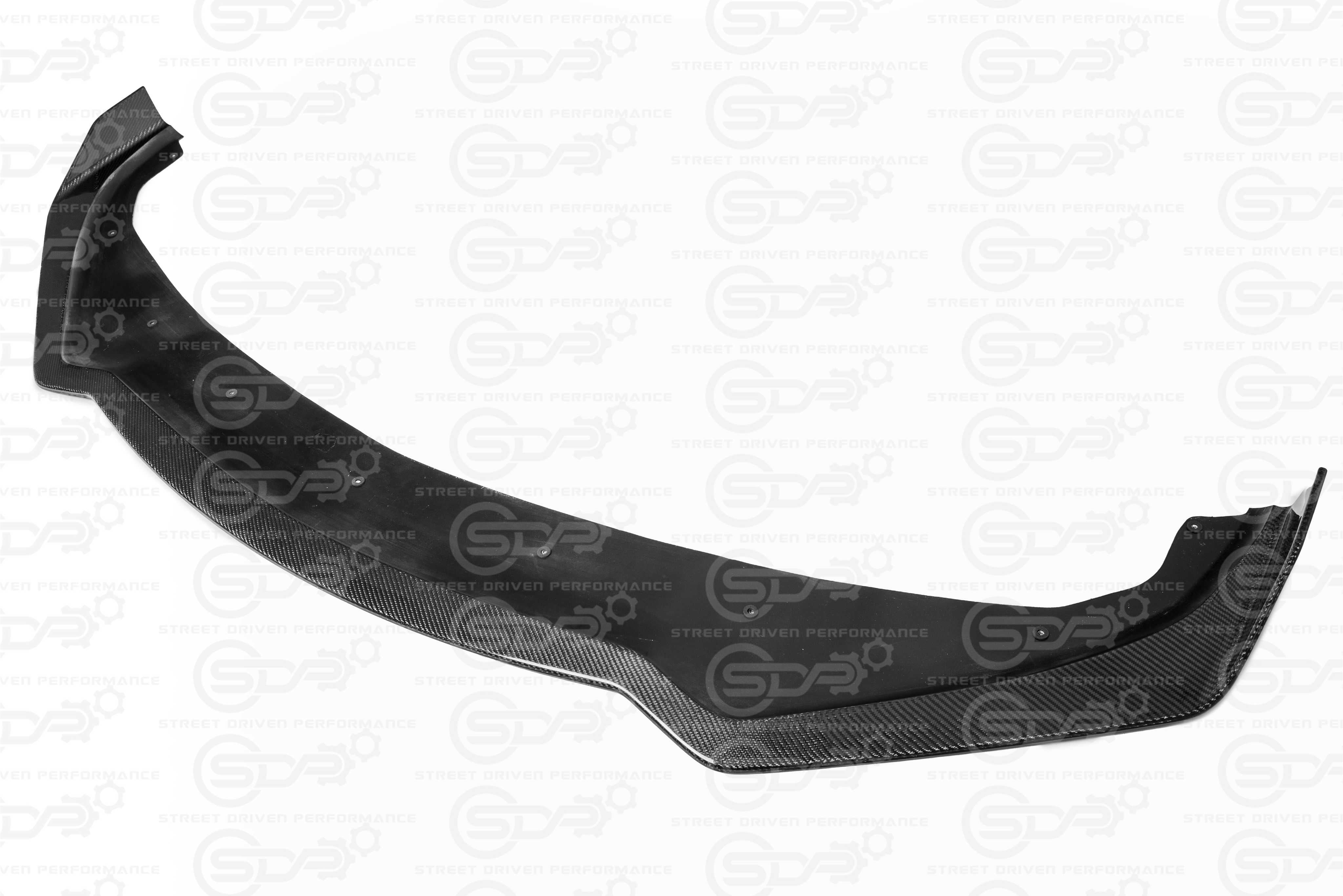 2017-Up Infiniti Q60 Sport | CARBON FIBER Front Lip Splitter Ground Effect