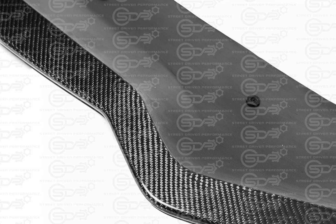 2017-Up Infiniti Q60 Sport | CARBON FIBER Front Lip Splitter Ground Effect