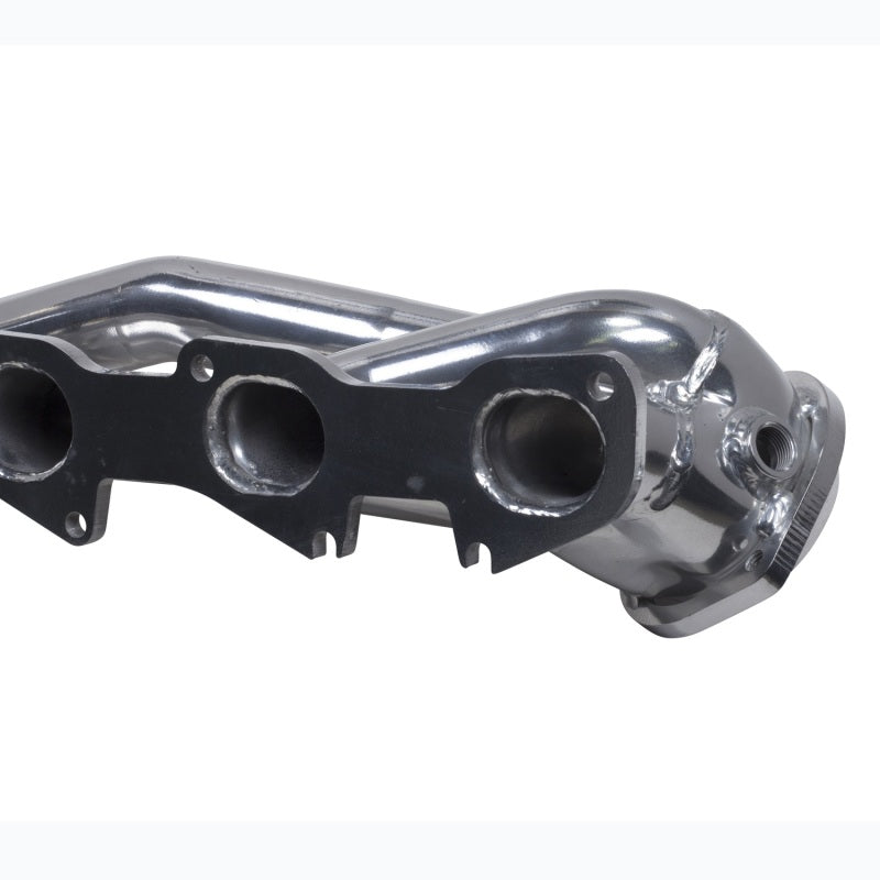 BBK 09-20 Dodge Challenger Hemi 5.7L shorty exhaust headers with silver ceramic coating, tuned length, 1-3/4 inch diameter.