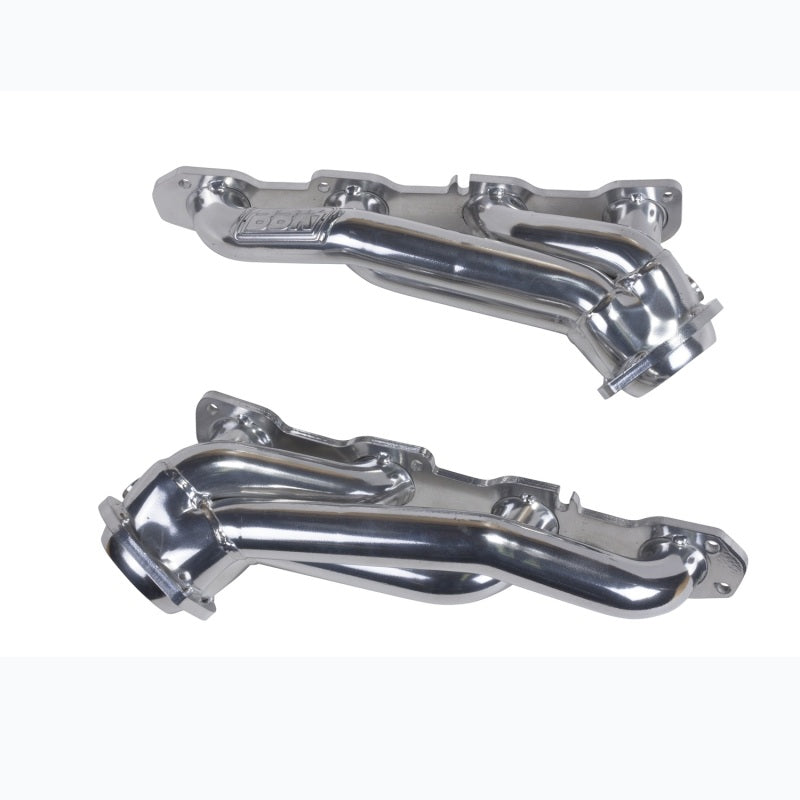 BBK 09-20 Dodge Challenger Hemi 5.7L shorty exhaust headers with silver ceramic coating, 1-3/4 inch tuned length exhaust headers.
