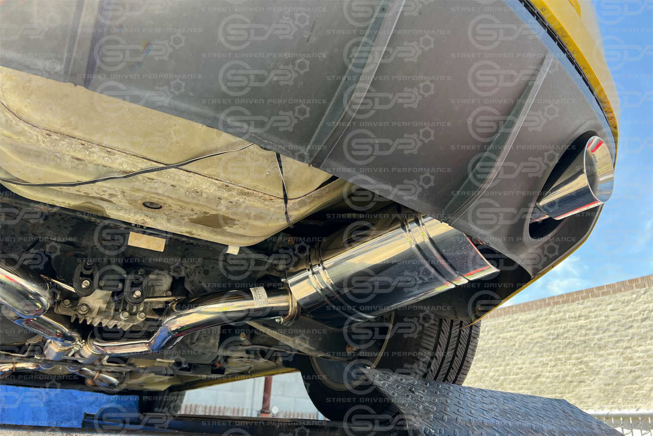 10-15 Camaro Coupe | T304 3" Piping 4" Slant-Cut Tips Cat Back Full Exhaust