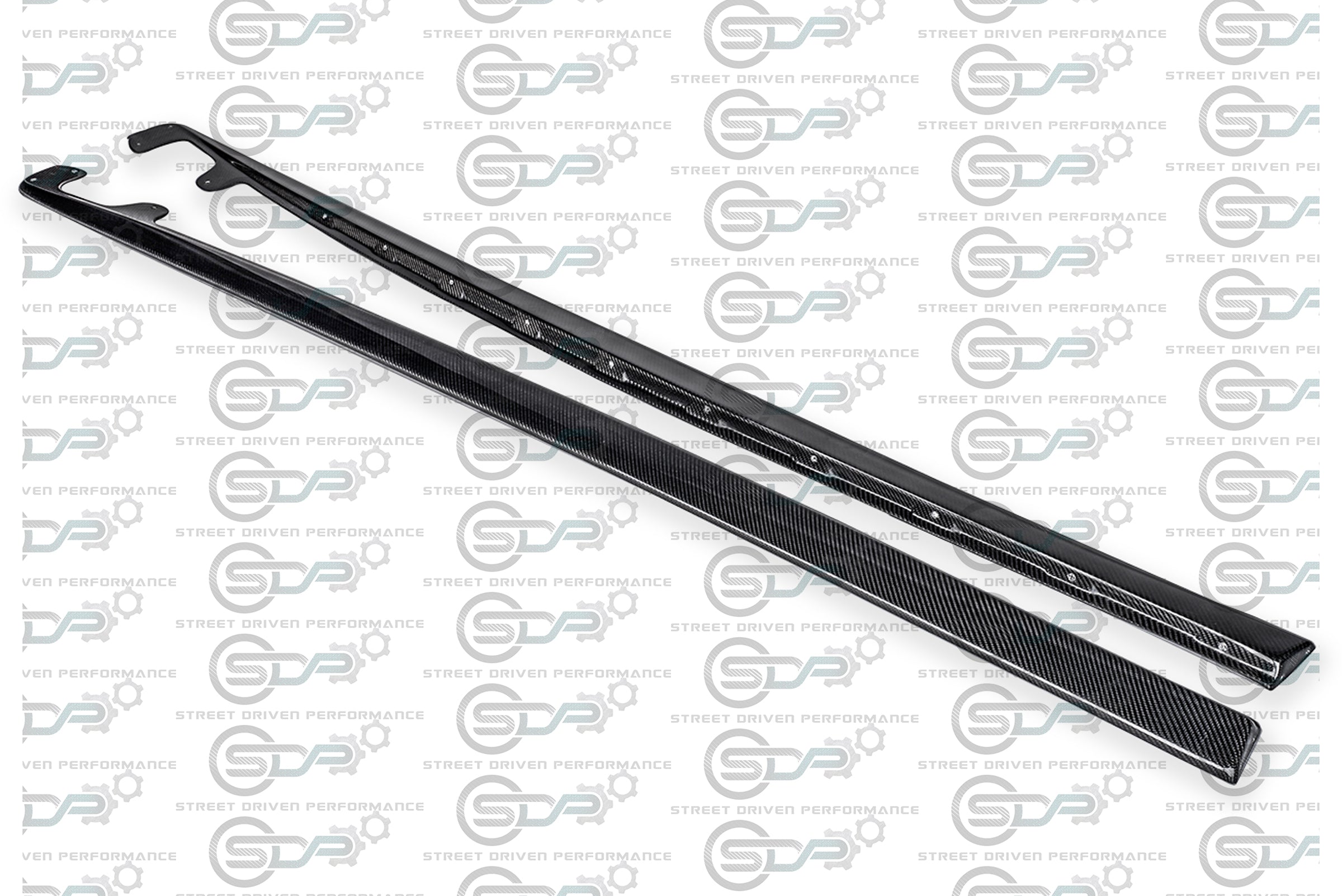 2005-2013 C6 Corvette - Base Model - ZR1 Conversion Side Skirts / Rocker Panels / Ground Effects with Mud Flaps