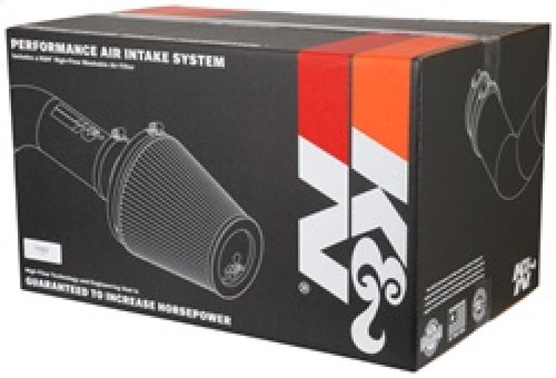 K&N Engineering Ford Mustang GT 5.0L V8 Cold Air Intake Kit with aluminum tubing and air filters for enhanced engine performance