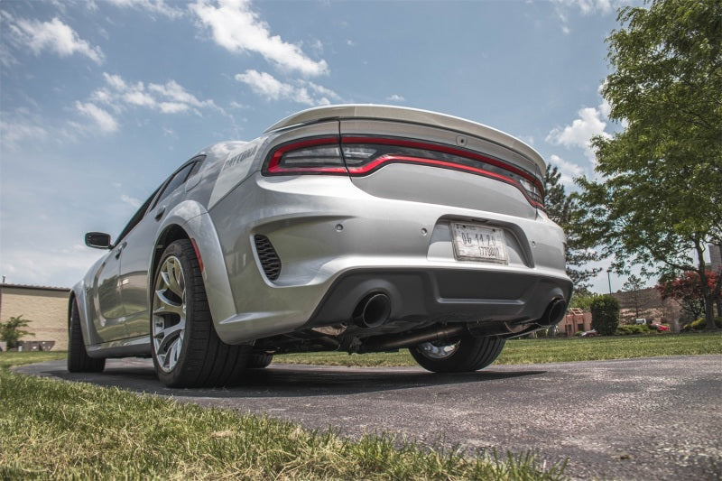 CORSA Performance Corsa 2015-2023 Charger SRT Hellcat Redeye 2.75in valved catback exhaust with black PVD tips