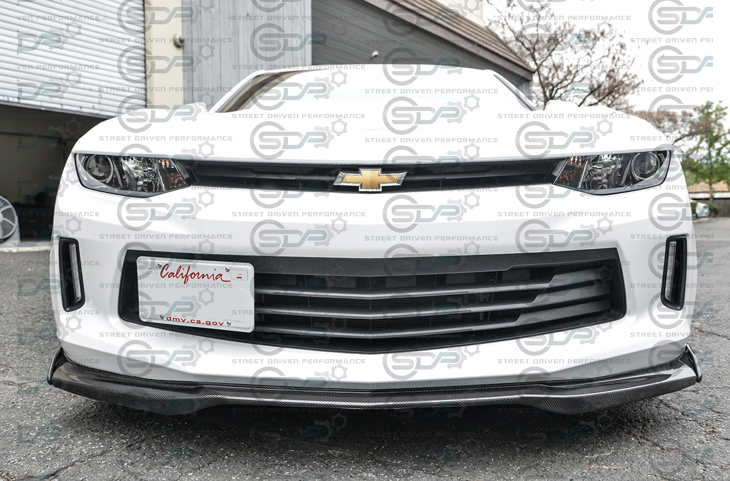 2016-2018 6th Gen Camaro - "T6 Performance Package" Carbon Fiber Front Splitter / Lip with Side Extensions Ground Effects - for all LT / LS / RS models